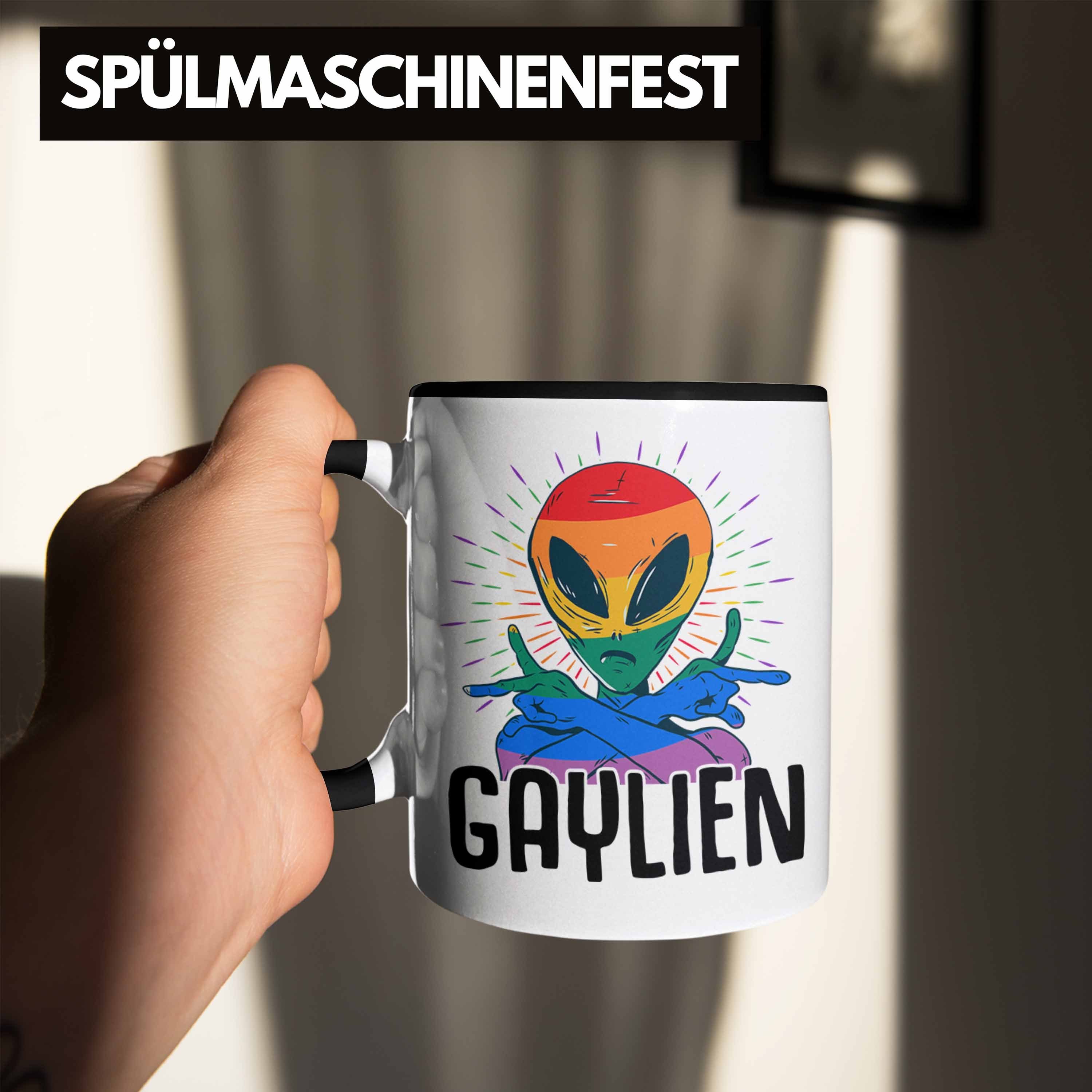 Lesben Transgender Tasse Trendation Tasse Trendation Schwule - Geschenkidee Schwarz Gaylien Geschenk Bisexuel LGBTQ