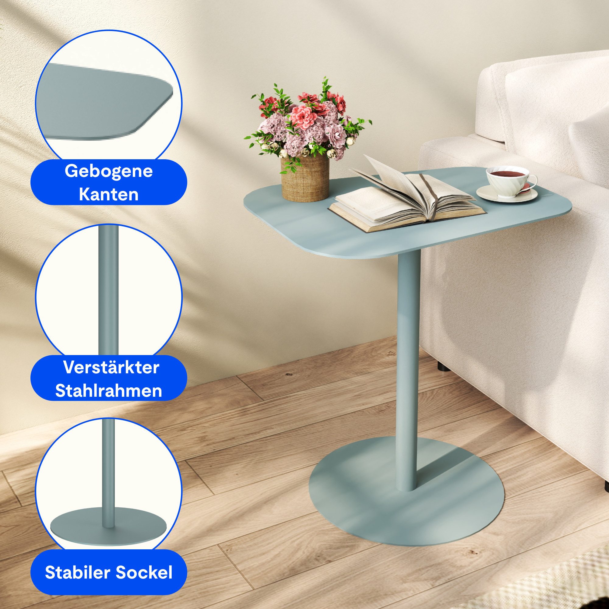 FLEXISPOT Ablagetisch Beistelltisch aus Stahl – Stabil & Farbvielfalt, Gart günstig online kaufen