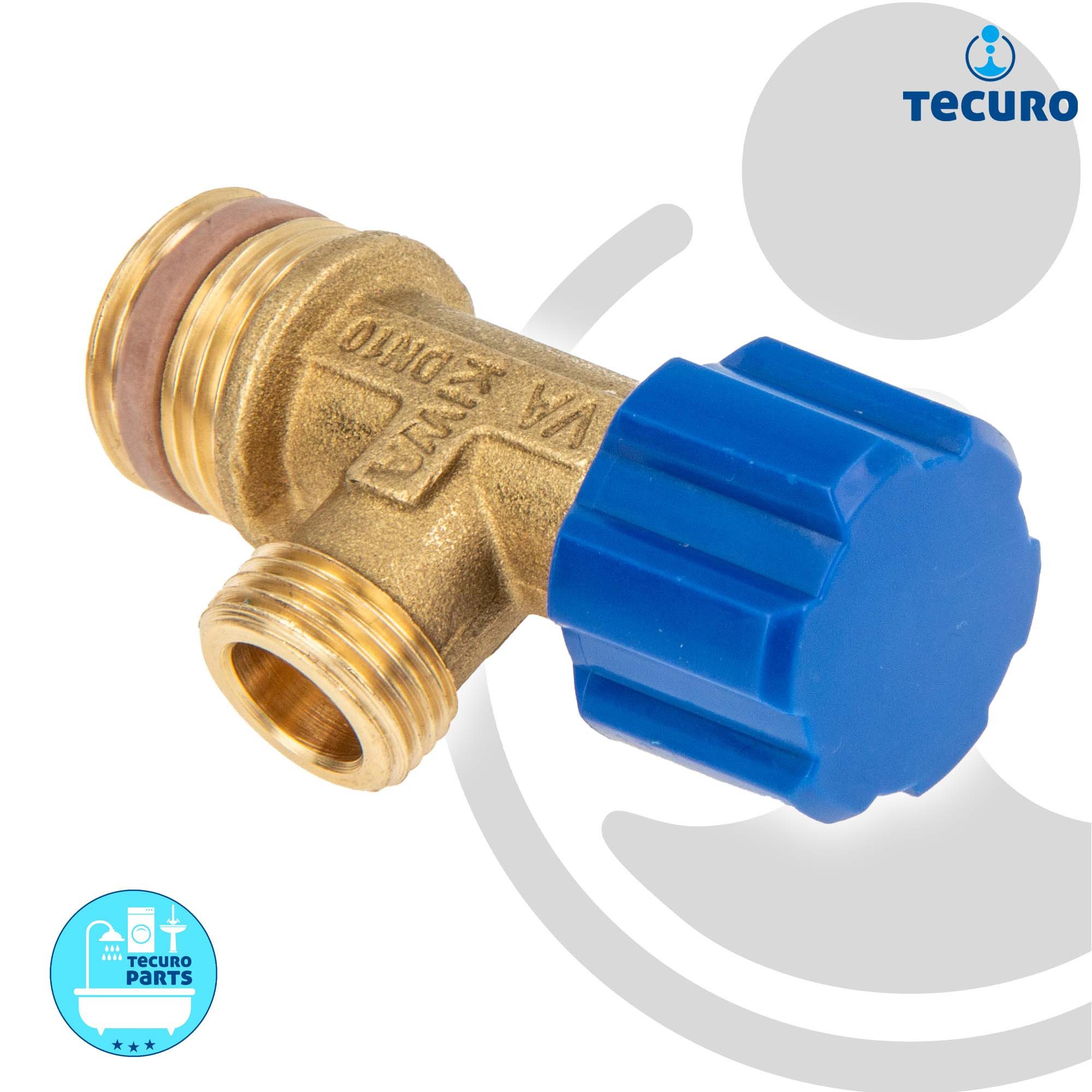 tecuro Spülkasten Eckventil 1/2 Zoll x 3/8 Zoll-DN 10, selbstdichtend, f. UP-Spülkasten – Bild 2 von 5