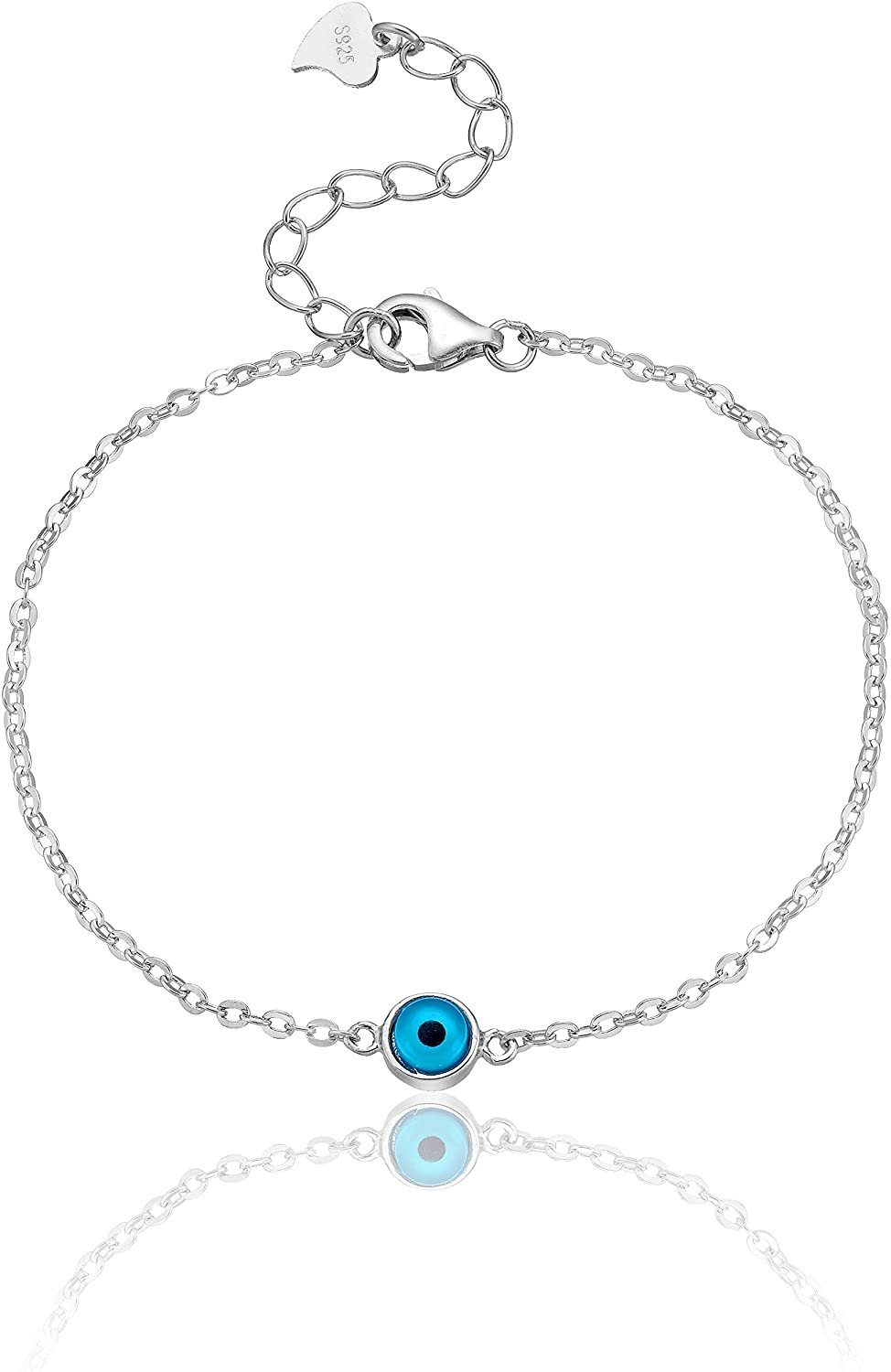 Karisma Silberarmband Damen Silber 925 rhodinert Armband Böses Auge Nazar, günstig online kaufen
