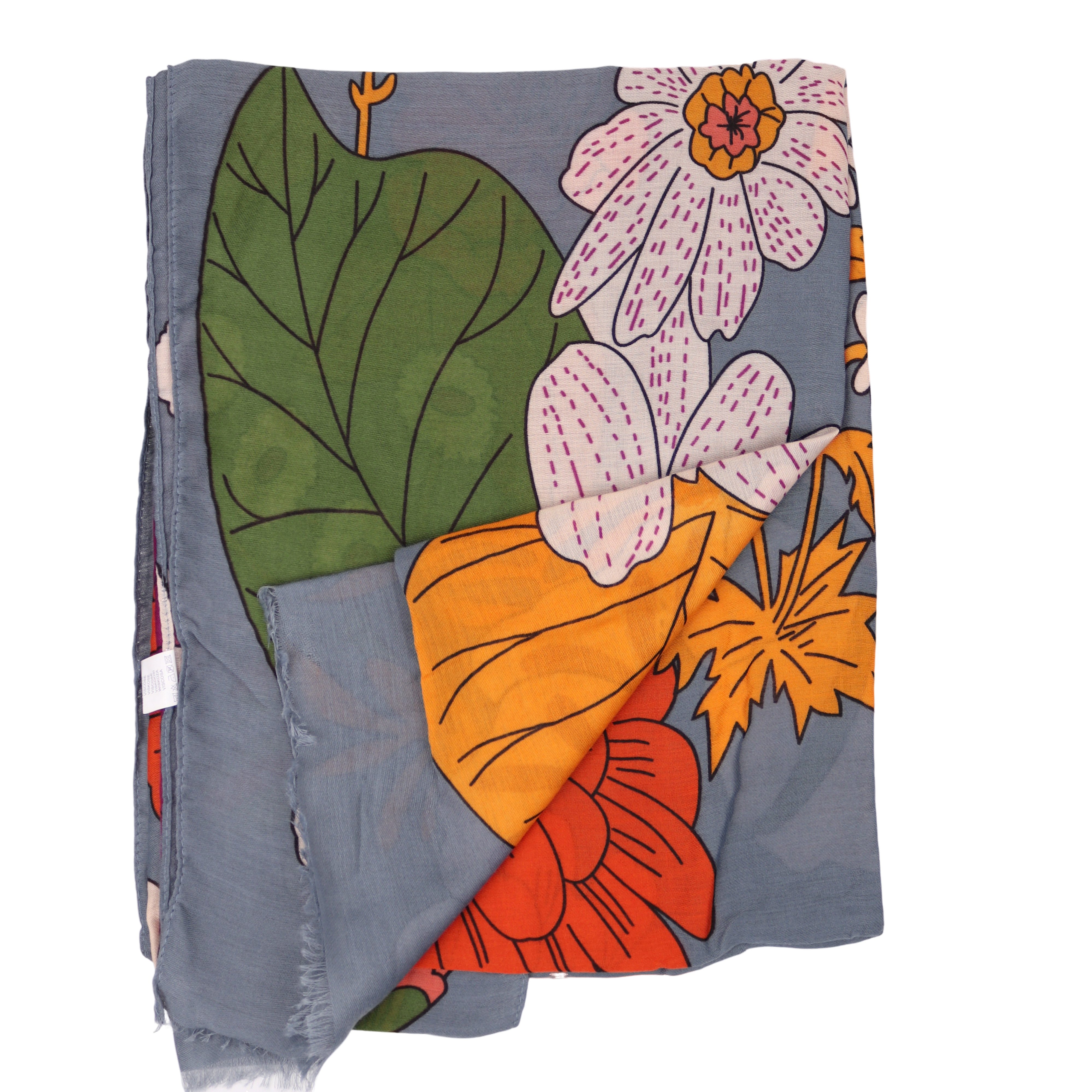 MIRROSI Modeschal Weich XXL ca.85x180cm Schal Bunt Blumen, (Kollektion Herb günstig online kaufen