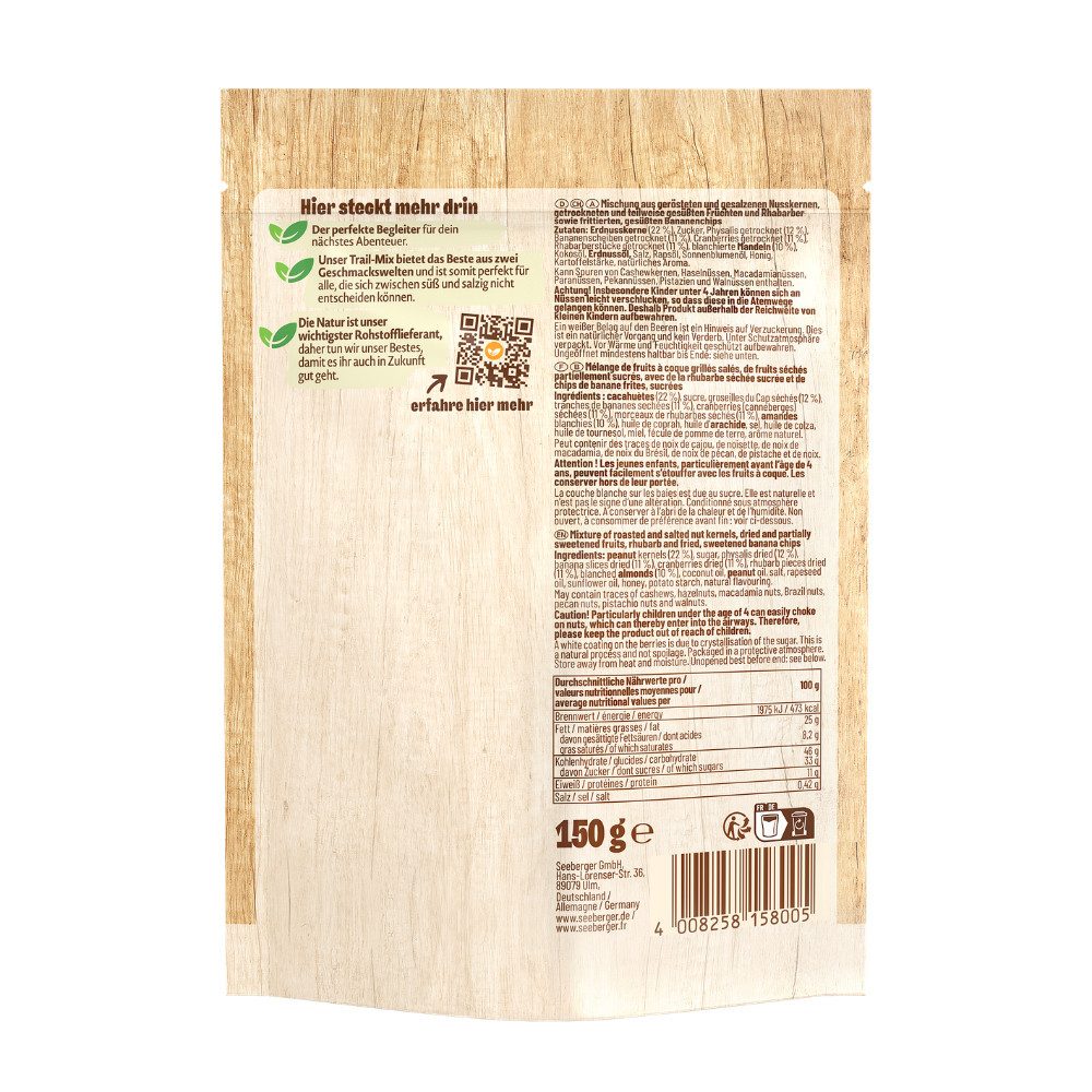 Seeberger Snacks Nüsse Seeberger Trail-Mix Multipack - 6 x 150 g