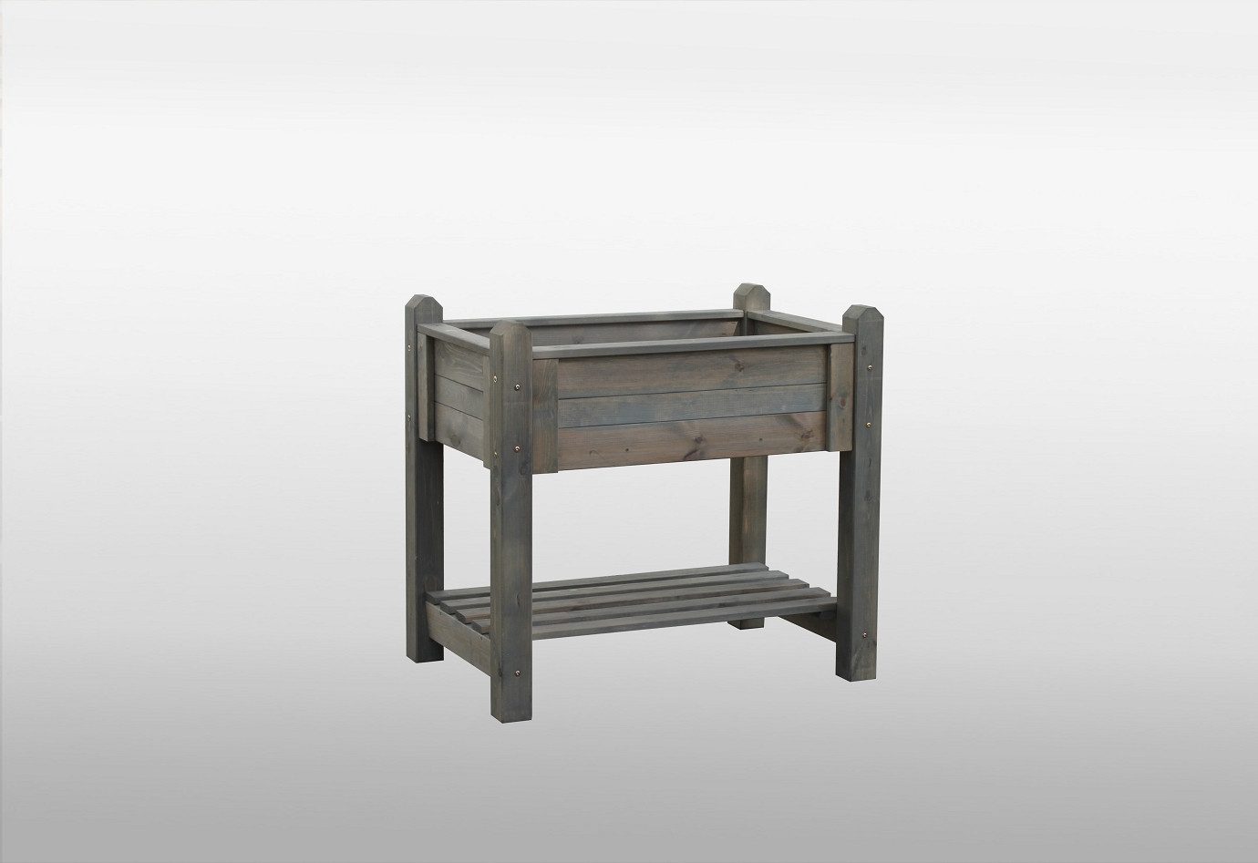 Beauty.Scouts Kräuterbeet Kräuterbeet "Ruben III" Gartenkasten grau wetterfest