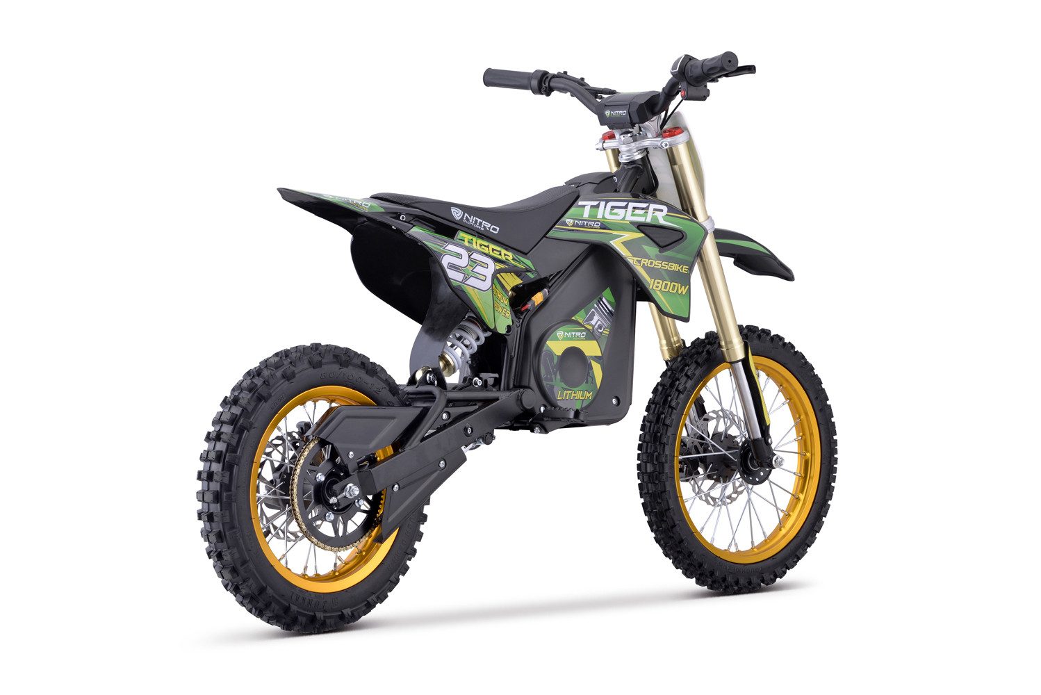 Smarty Crossrad E-Dirtbike 1800W 48V Tiger Lithium 13Ah 14/12 brushless DELUXE