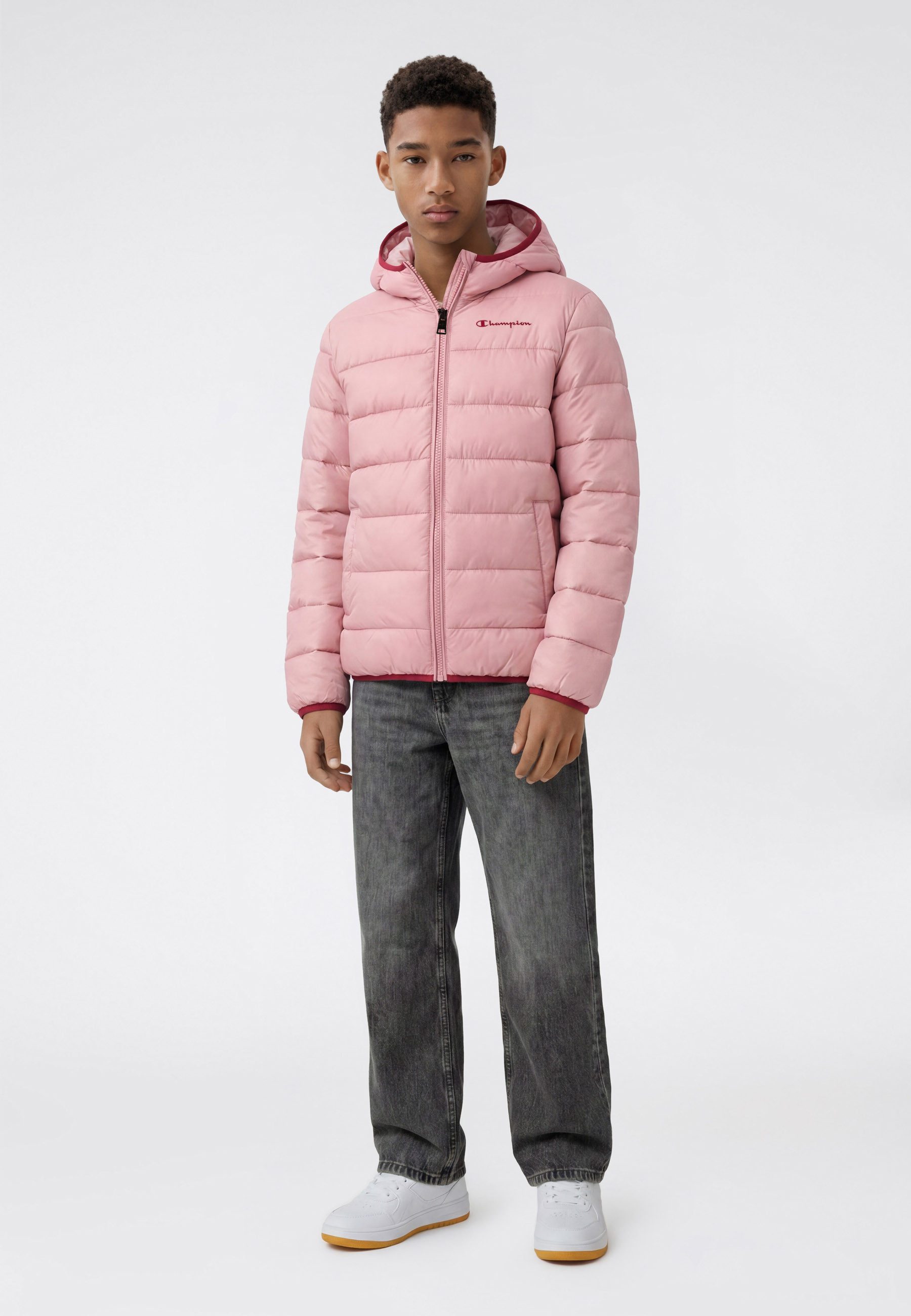 Champion Steppjacke SPORTWEAR JACKET Standard Fit mit verstellbarer Kapuze, Standard Fit – Bild 3 von 4