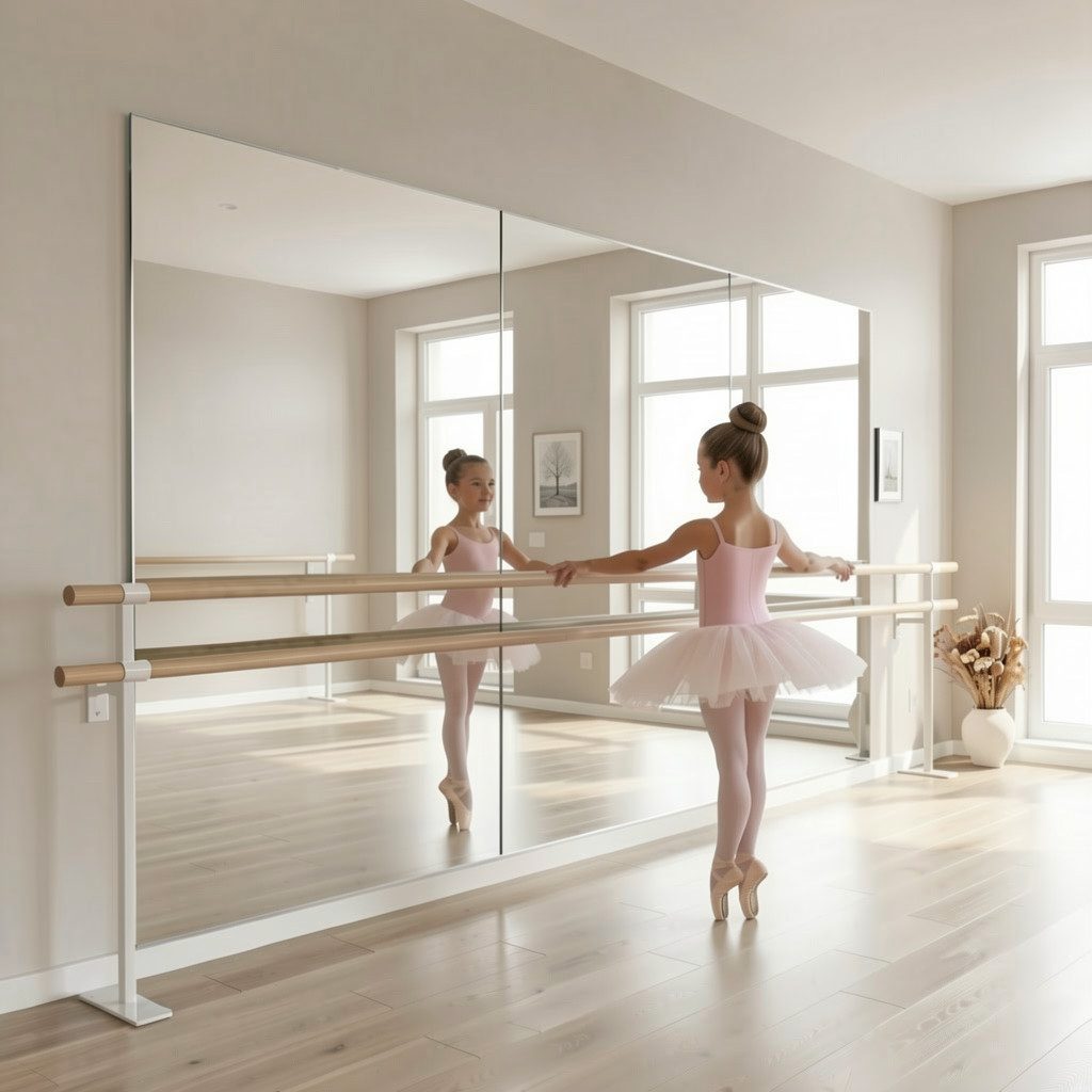 MySpiegel.de Wandspiegel Tanzspiegel Spiegelwand Für Fitness Und Ballett Sport