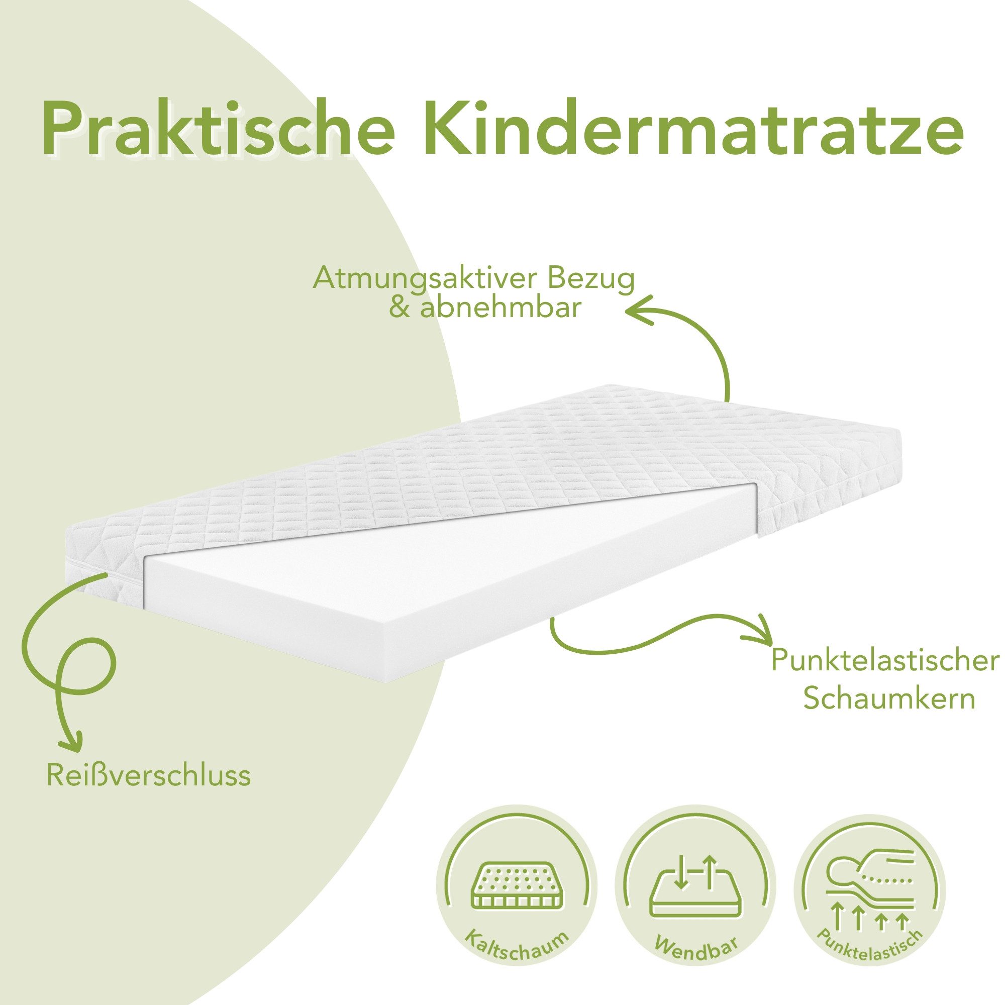 Kindermatratze Ergo Kids Babymatratze in 60x120 günstig online kaufen