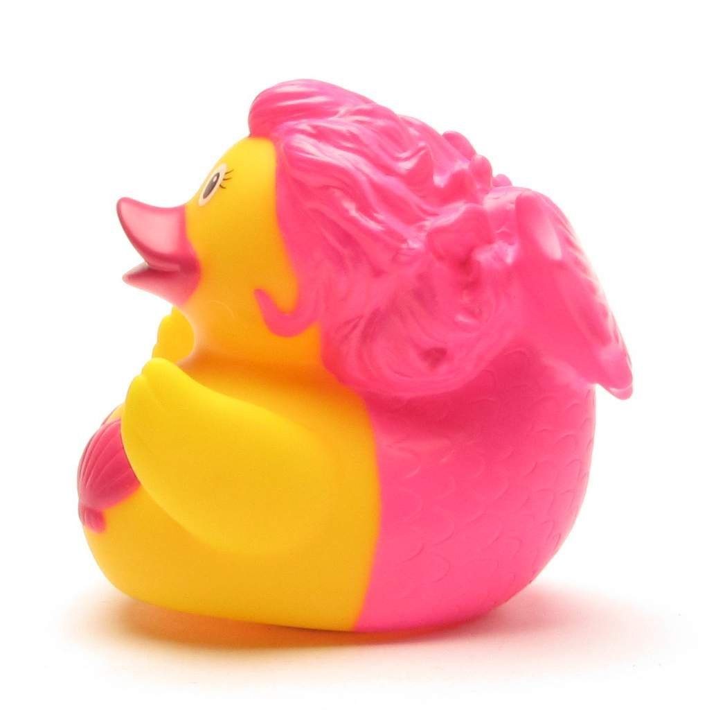 Quietscheente pink - - Badespielzeug Badeente Lilalu Meerjungfrau