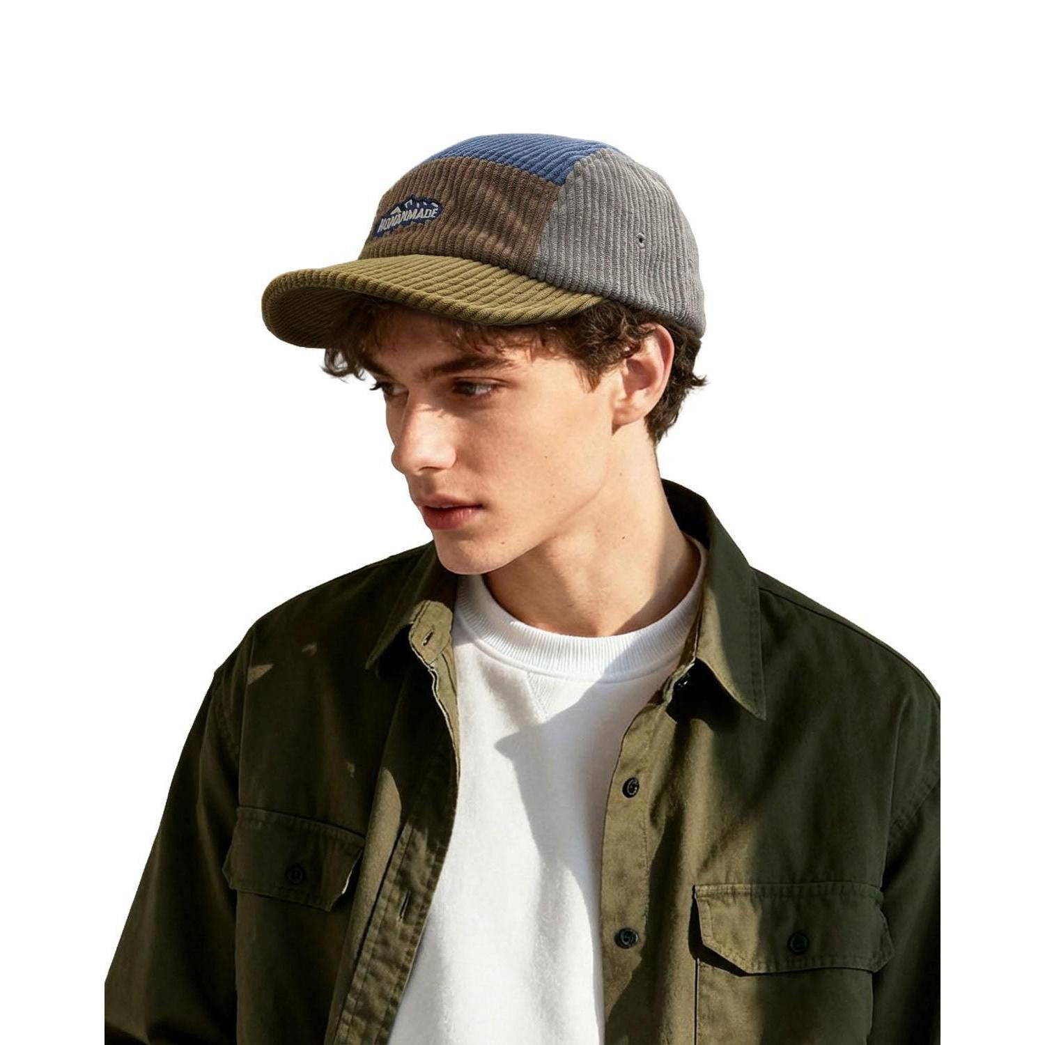 Baseball Cap Basecap 5 Panel Herren Damen Verstellbar Einheitsgröße DOTB2-Braun