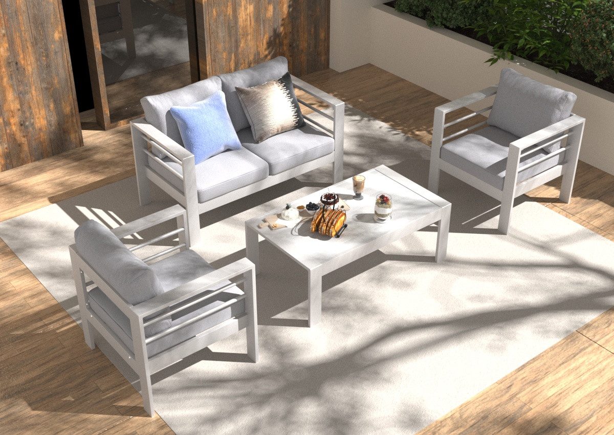 MeXo Gartenlounge-Set Balkon Möbel Set mit günstig online kaufen