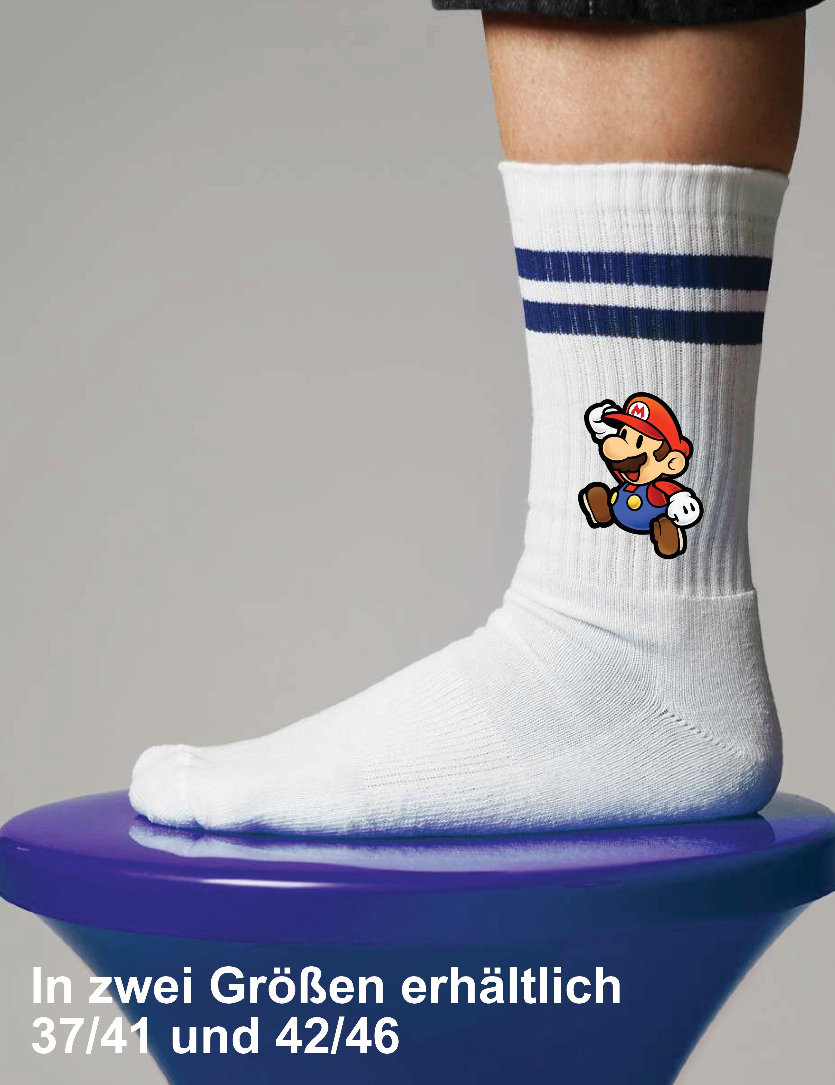 Youth Designz Tennissocken Mario Unisex Socken Geschenk mit verstärkter Ver günstig online kaufen