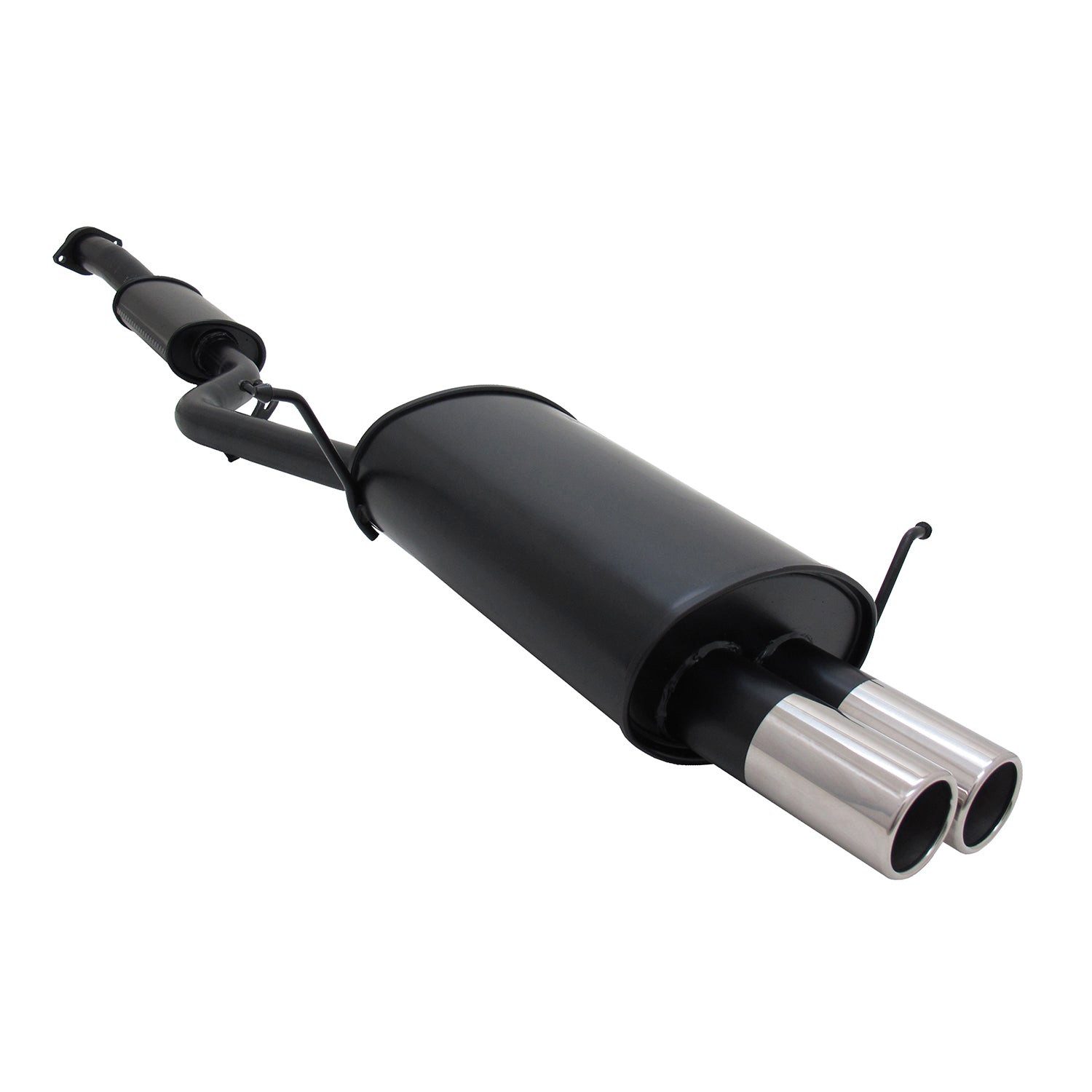 OMAC Auspuff-Flexrohr Novus Sportauspuff für BMW E36 Compact 318Ti 2x76mm mit ABE, (1-tlg), Leicht austauschbar - Doppelter Ausgang