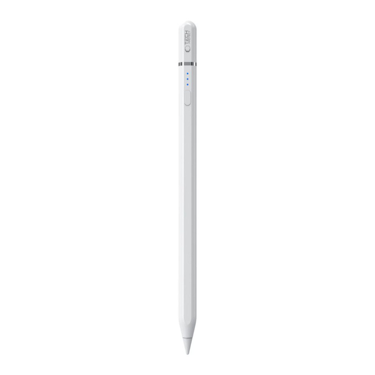 TECH PROTECT Eingabestift (Einzelartikel, 1 x Stylus Pen, 1 x Ersatzspitze, 1 x USB-A/USB-C-Ladekabel 30 cm) Magnetischer Stylus mit kabellosem Laden und LED-Anzeige