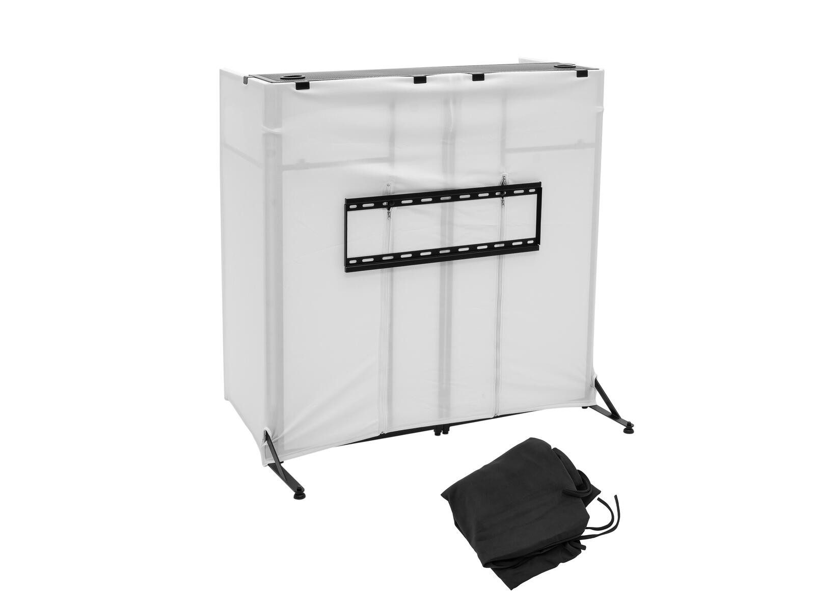 DJ Controller OMNITRONIC Mobile DJ Stand DJTV-1 inkl. Cover