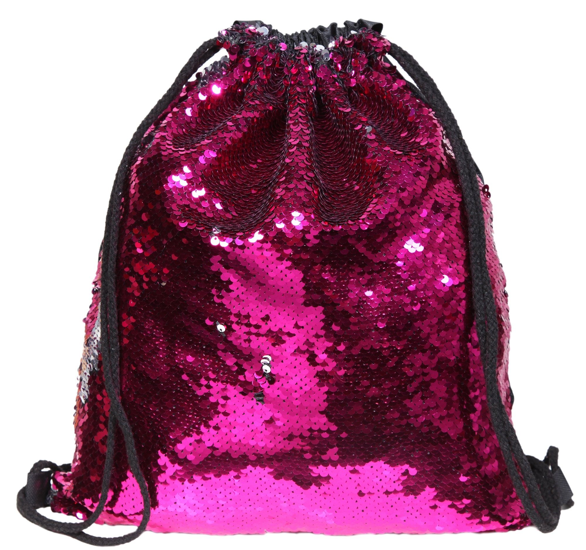Cham Cham Turnbeutel Norma Damen Rucksack Rucksackbeutel aus Textil mit Pailetten (Polybag)