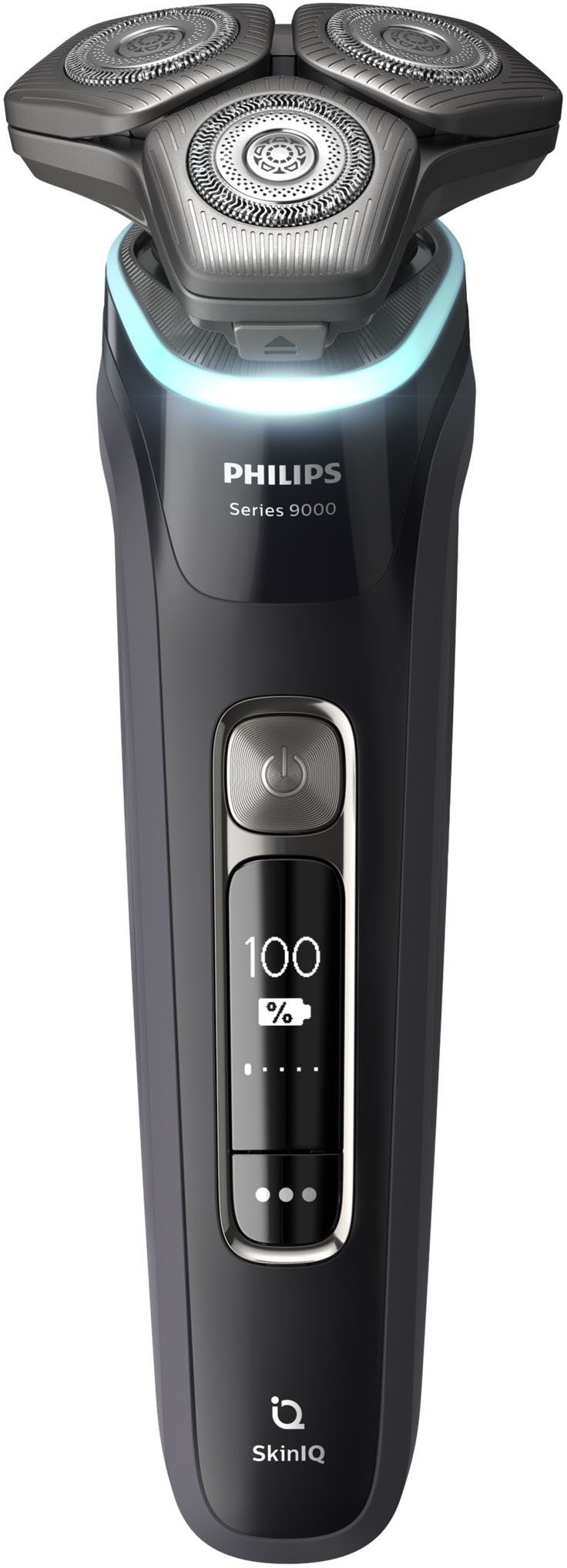 Philips Elektrorasierer Series 9000 S9986/55, Ladestand mit Skin inkl. Reinigungsstation, und Technologie, IQ Reinigungsstation, Etui