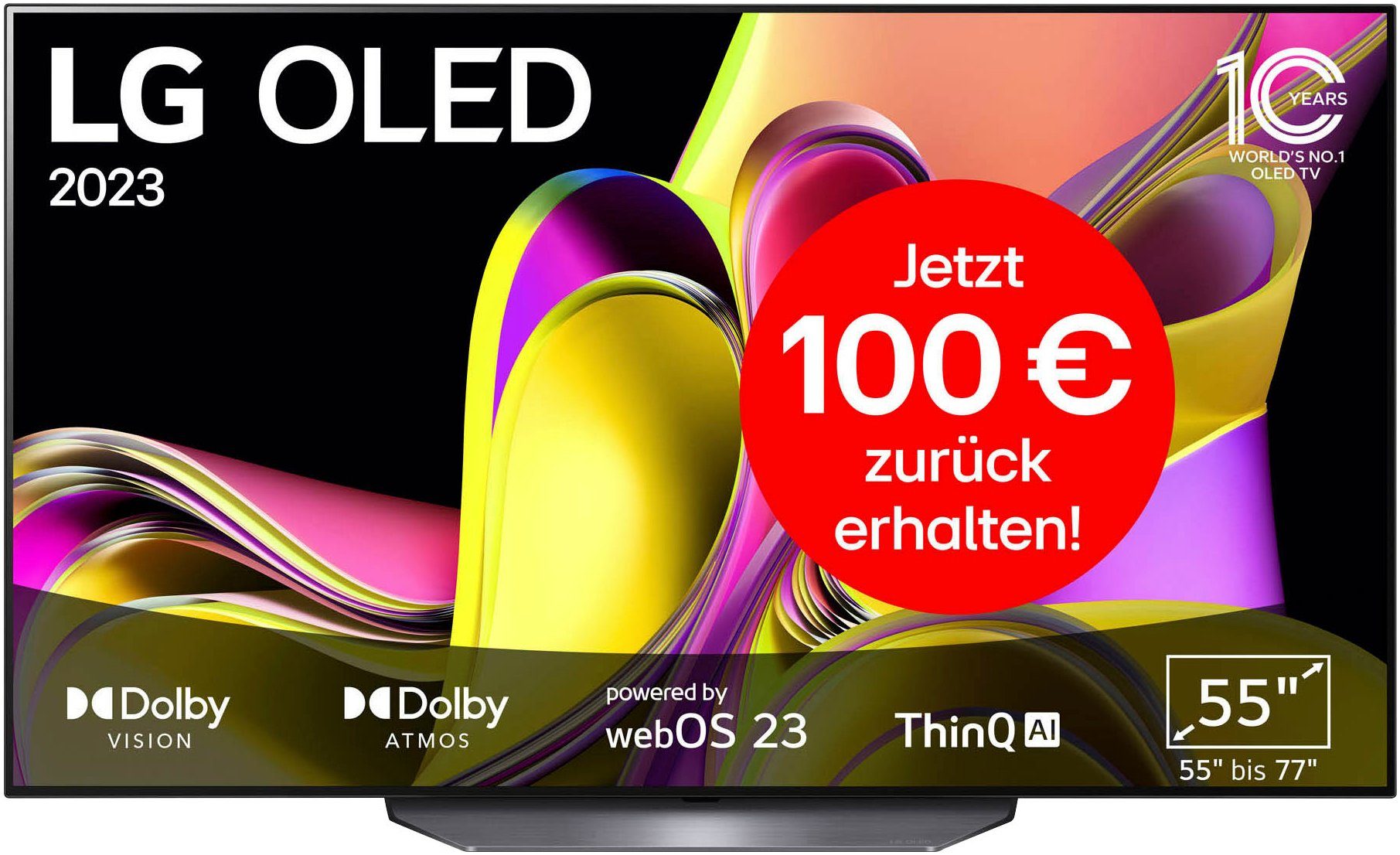 Zoll, Ultra HD, LG (139 OLED55B39LA cm/55 4K OLED-Fernseher Smart-TV)