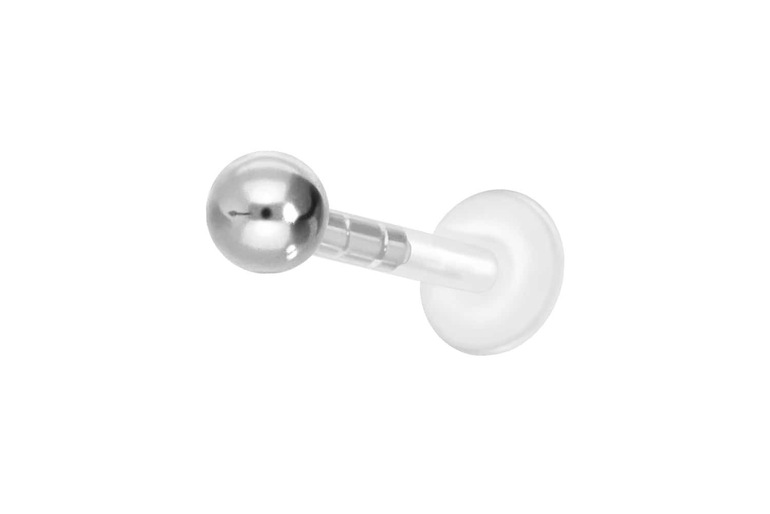 PIERCINGLINE Piercing-Set PMFK Labret mit Plug-in System + CHIRURGENSTAHL-KUGEL (Labrets, 1-tlg)