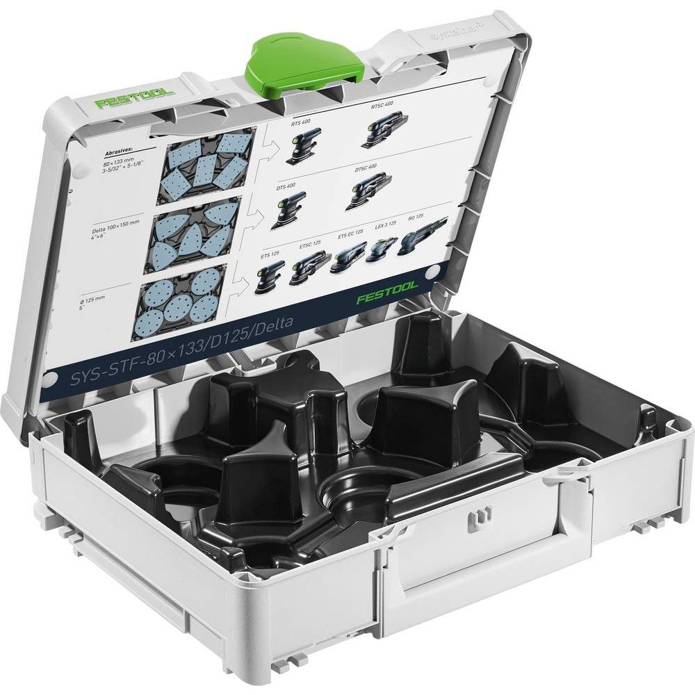 FESTOOL Transportbehälter SYS-STF-80x133/D125/Delta Transportkiste (L x B x H) 396 x 296 x 112