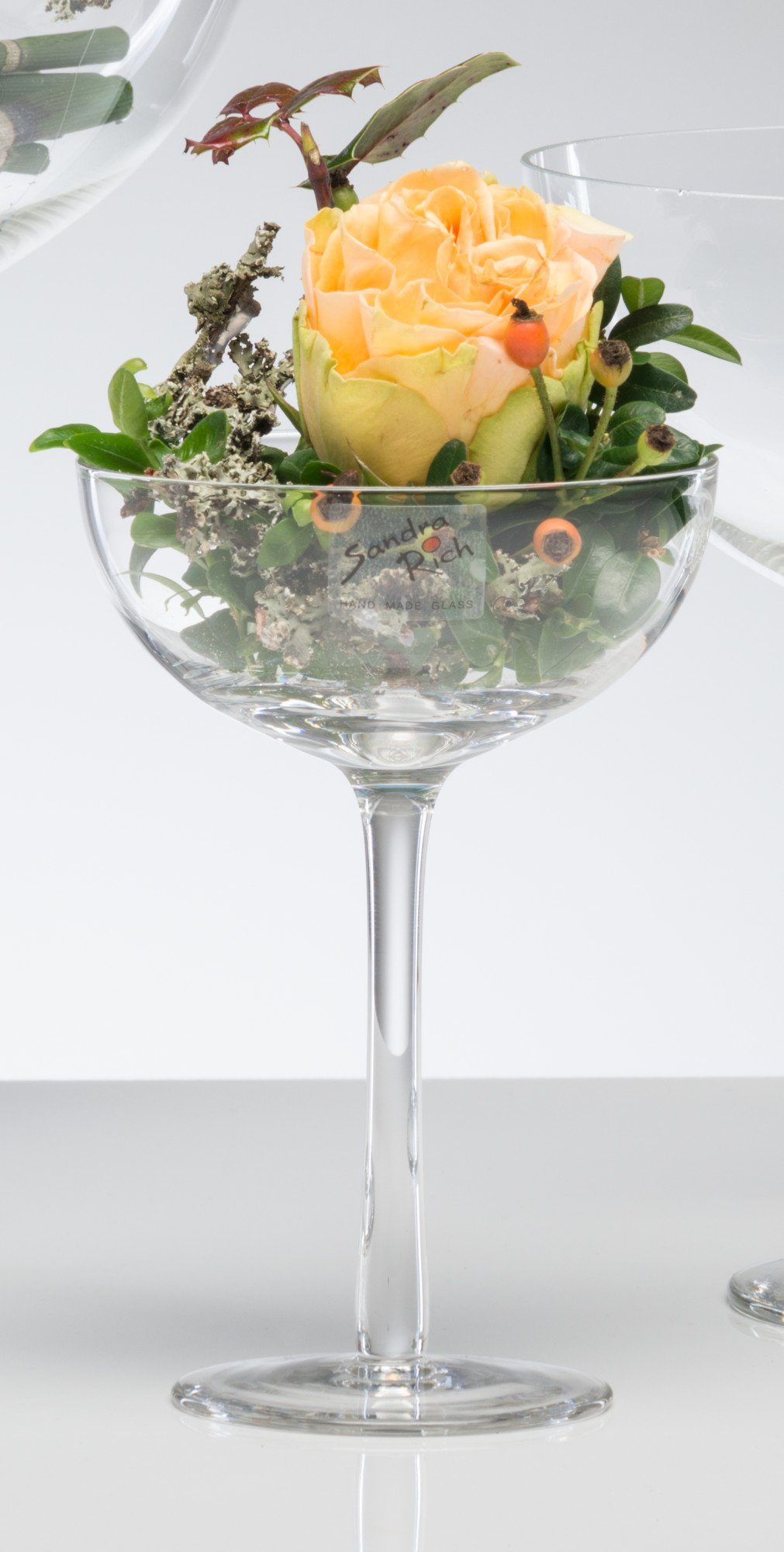 Sandra Rich Kerzenhalter Glasschale Cocktail klar günstig online kaufen