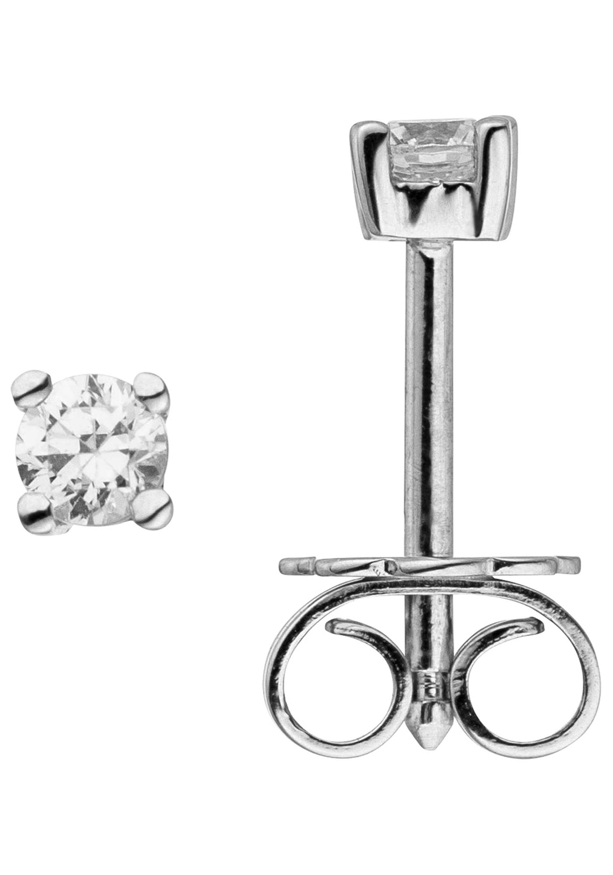 JOBO Paar Ohrstecker Ohrringe Solitär D... JOBO Paar Ohrstecker Ohrringe Solitär D...