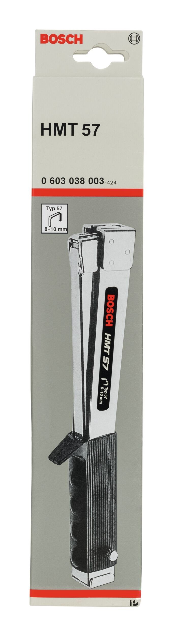 BOSCH Elektro-Tacker HMT 57, Hammertacker, 6 - 10 mm, mit Schlagauslösung - im Karton