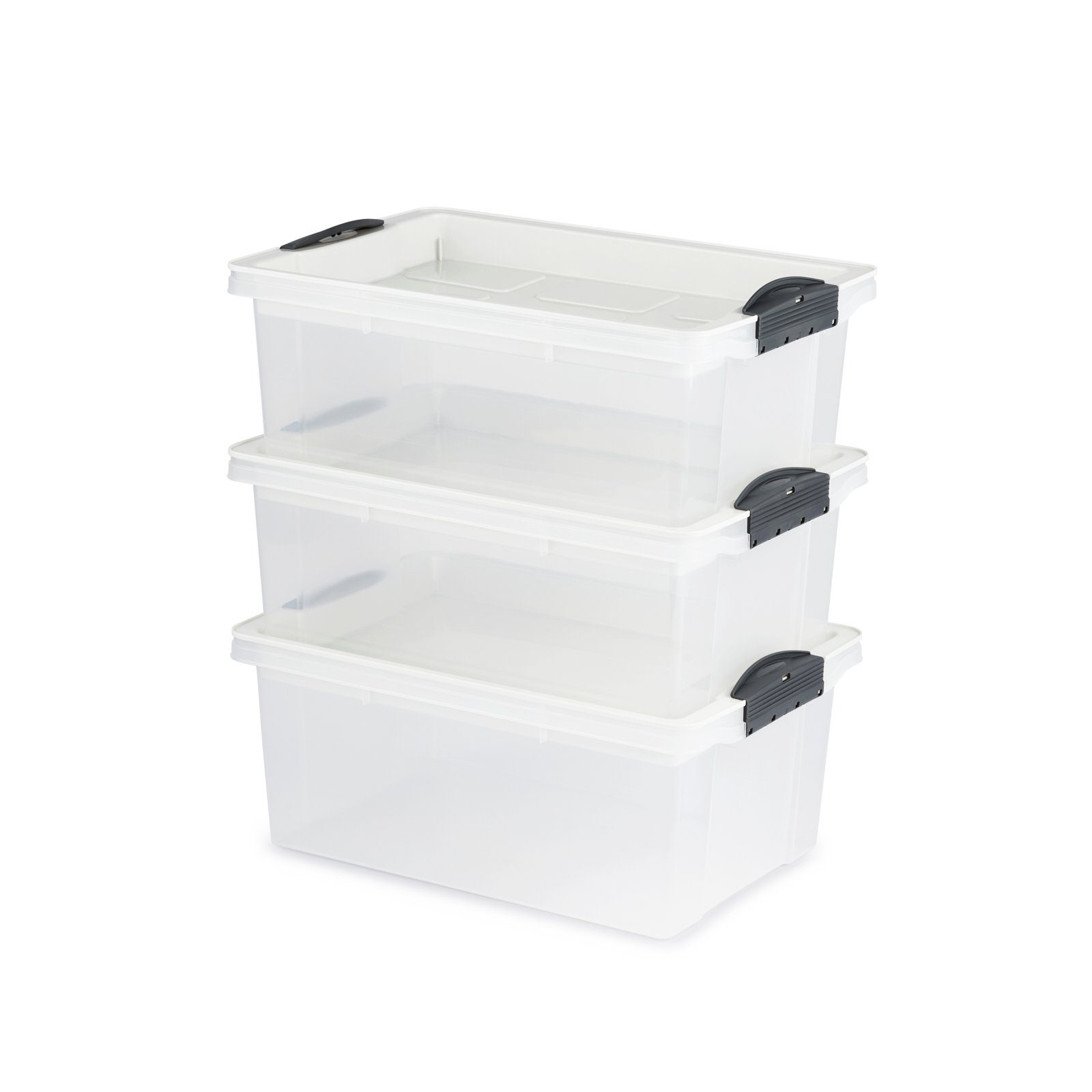 Aufbewahrungsbox Jive Dome Aufbewahrungsbox 13l mit Deckel, Kunststoff (PP) BPA-frei