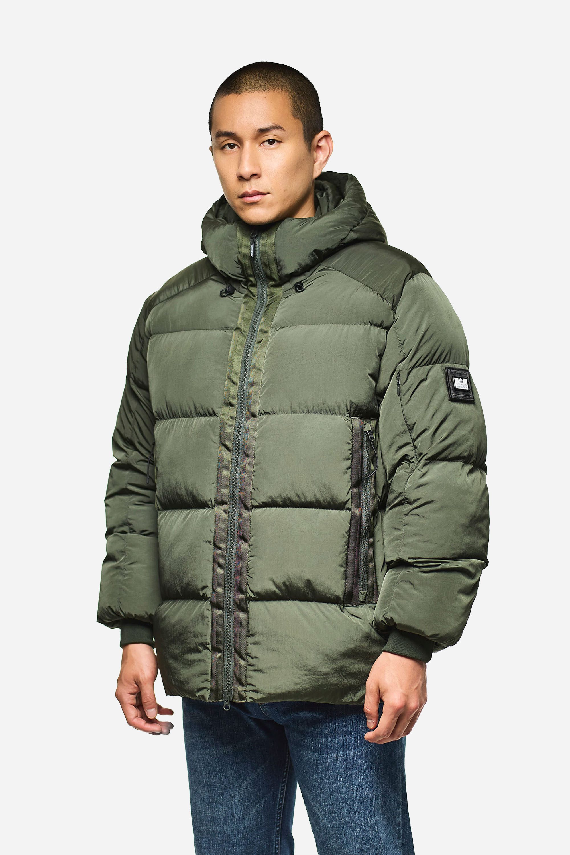 Weekend Offender Winterjacke AMSTERDAM PRIMALOFT JACKET_ Herren Jacke Herren, Winterjacke mit Kapuze, gefütterte Stepjacke, Sale