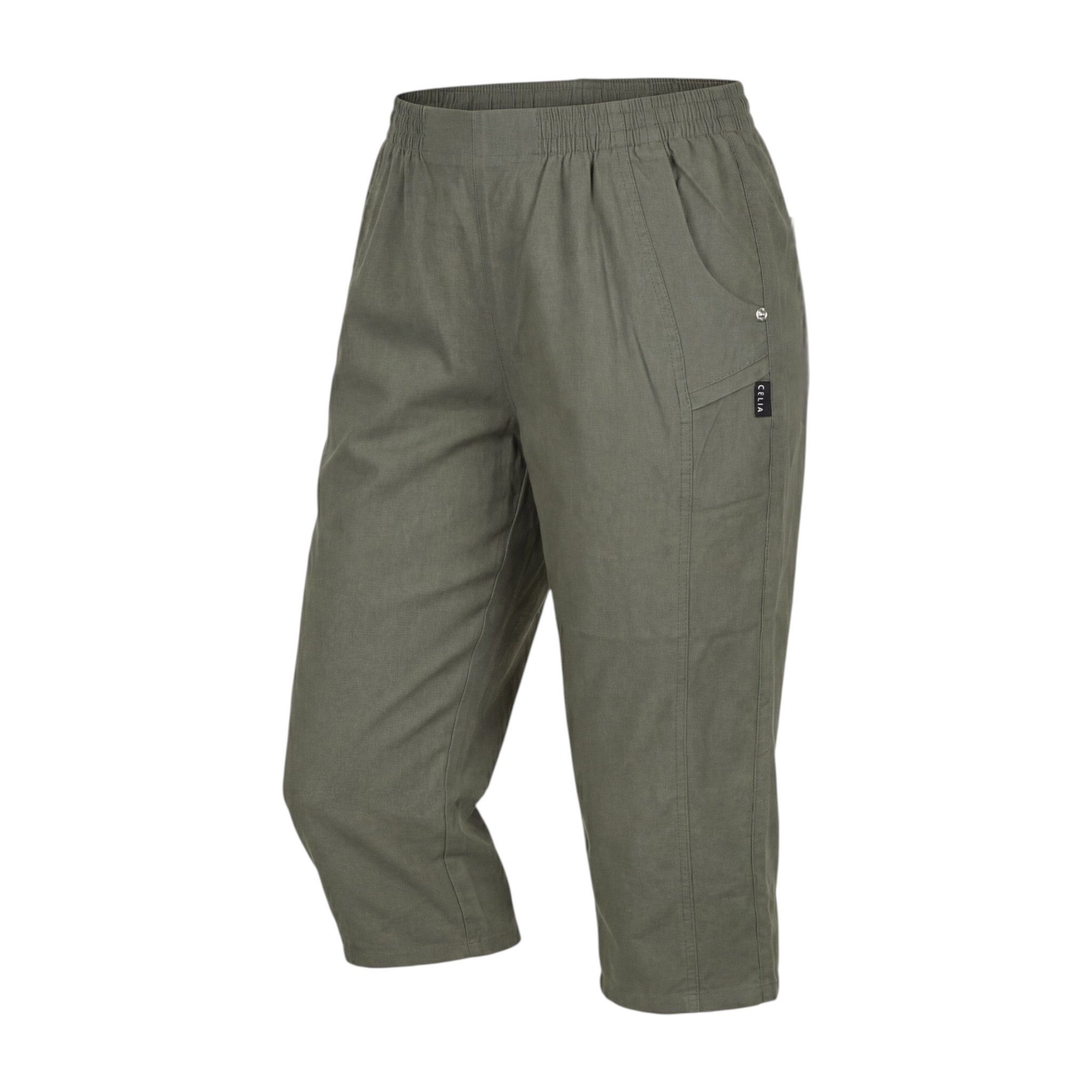 OriginalYou Caprihose Damen Sommerhose mit Stretch 7/8 Capri Schlupfhose bequemer Stretchbund, in den Größe 36 bis 50 erhältlich