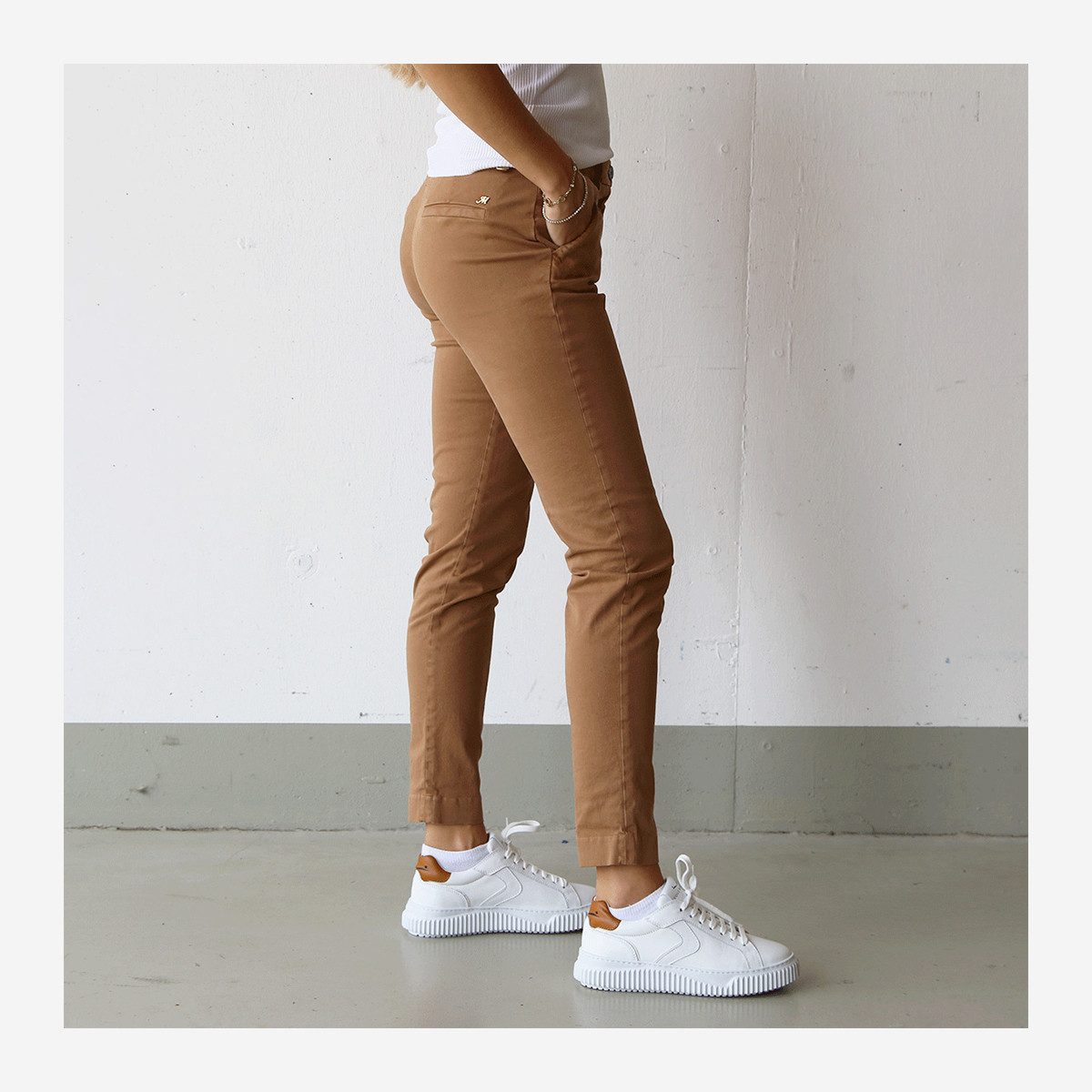 Mason's Stoffhose Mason’s CBE011 681, Hosen, Braun