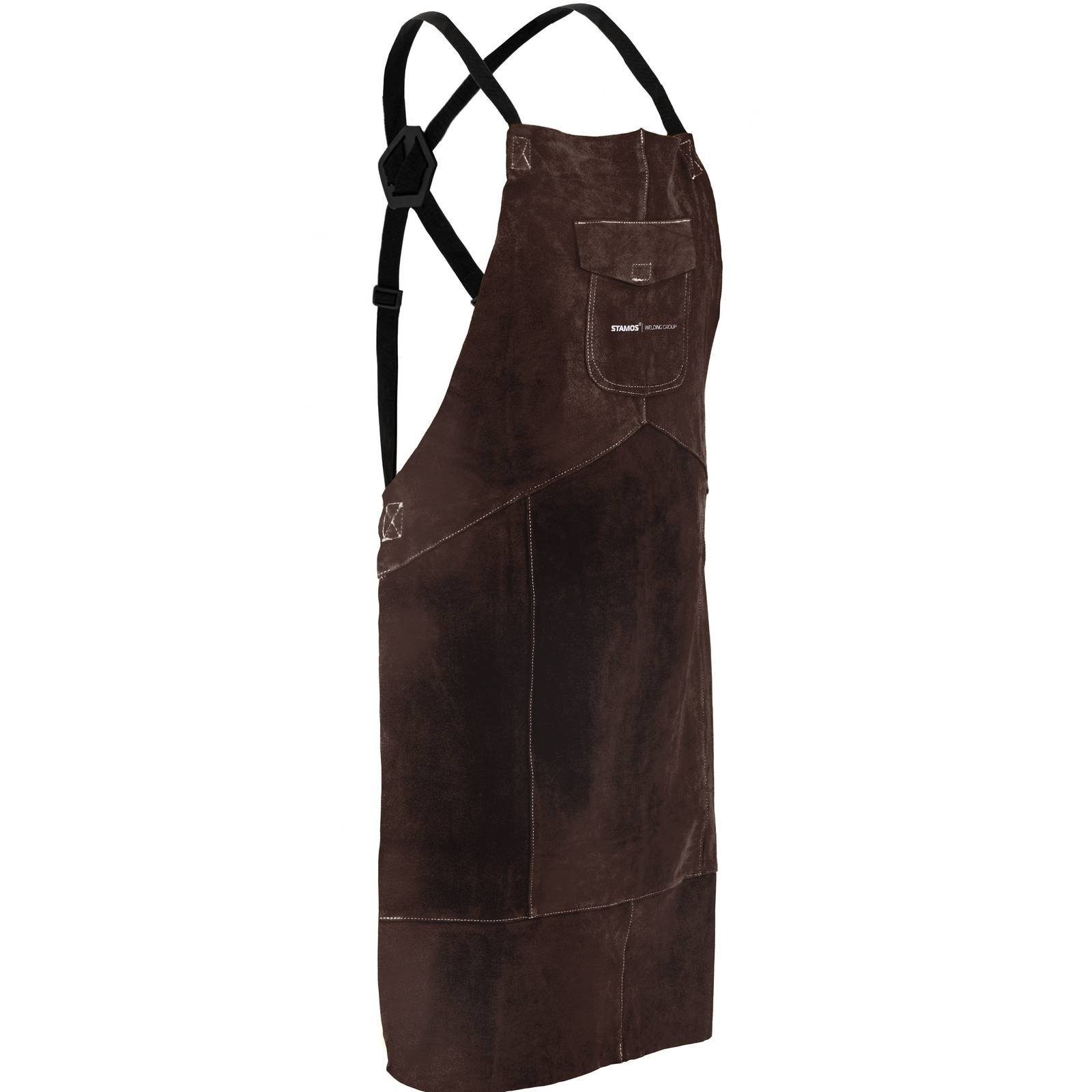 WELDINGER Schweißerschürze Premium schwarz Rindnarbenleder 98x80 cm, 69,99