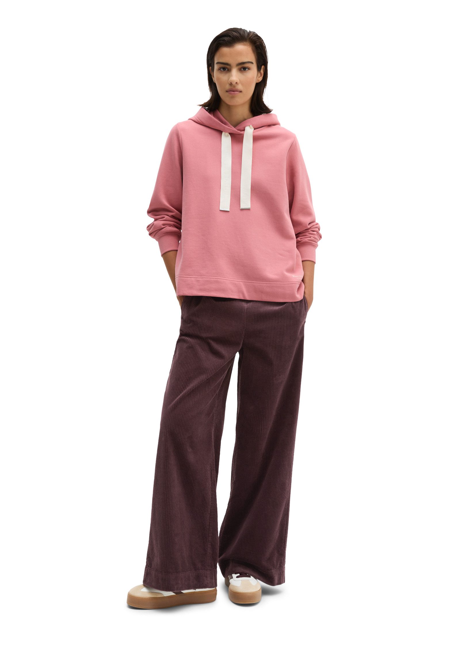 Marc O'Polo Hoodie relaxed mit gepeachter Oberfläche – Bild 4 von 5