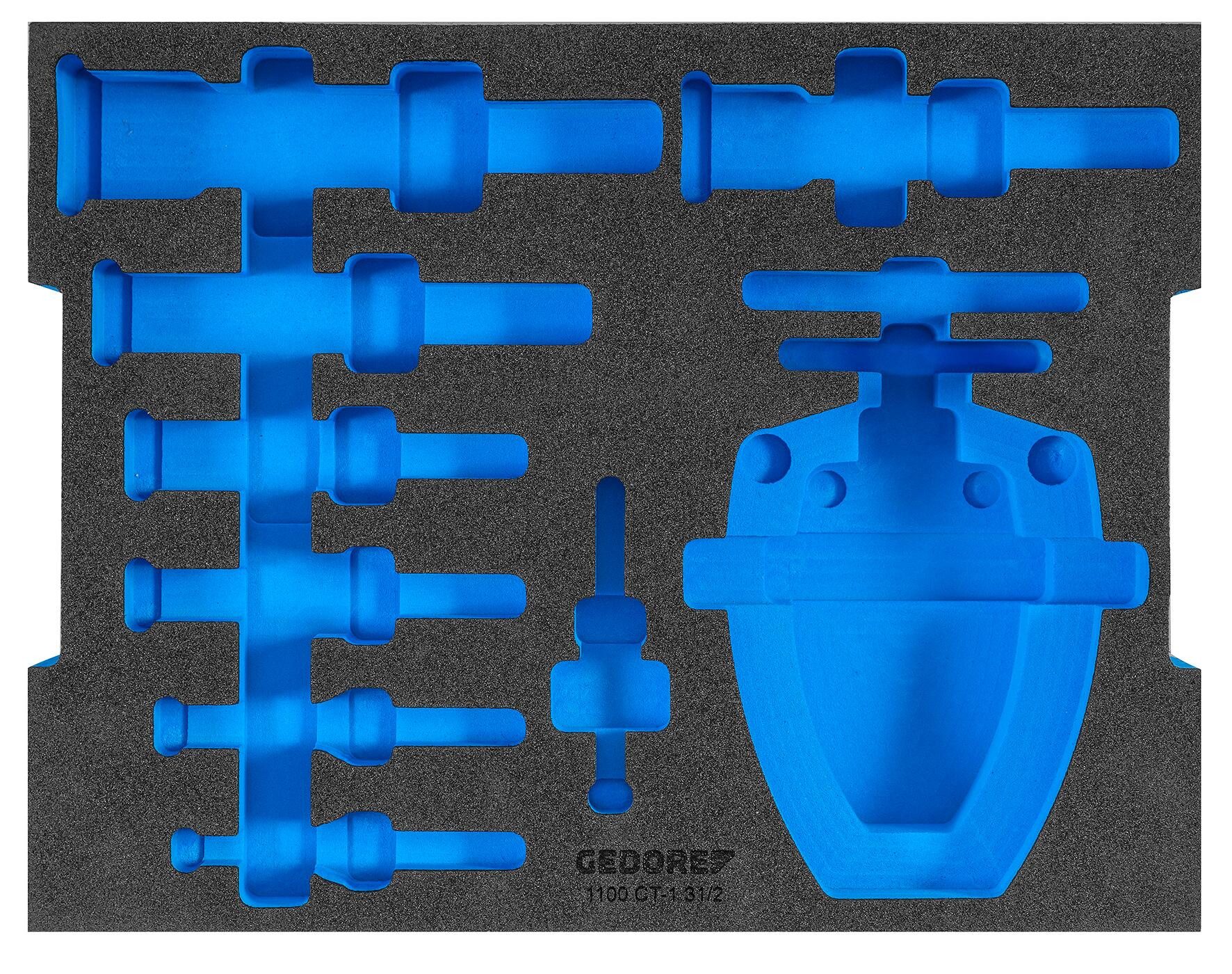 Gedore Werkzeugkoffer EI-1100 CT-1.31/2 CT-Modul leer