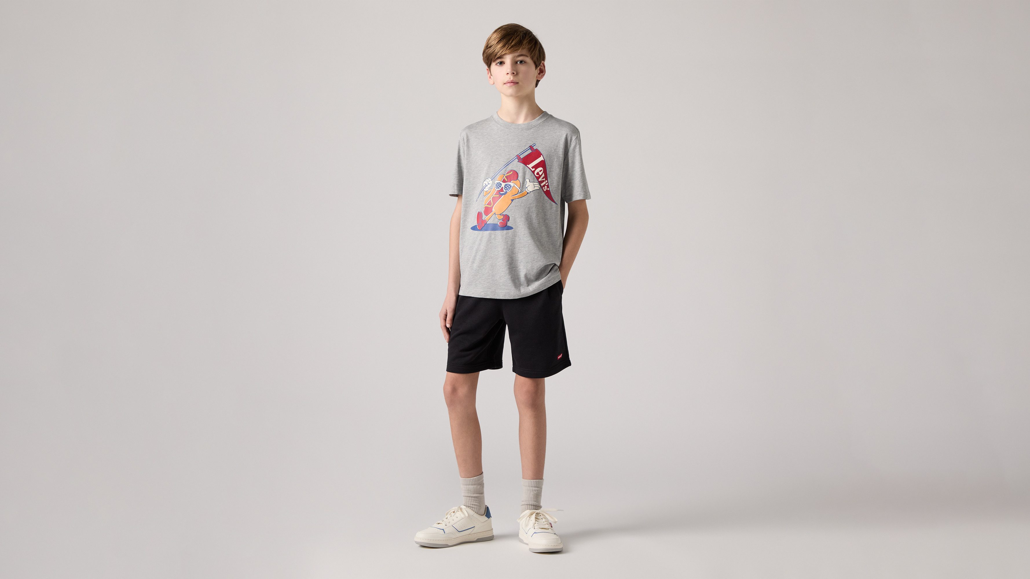 Levi's® Kids Sweatshorts LVB MINI BATWING SHORTS for Boys