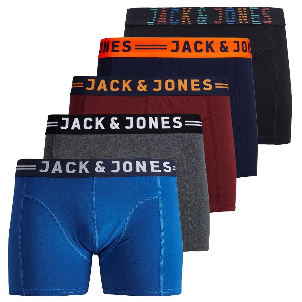 Jack & Jones Boxershorts JACK & JONES Herren 5er Pack Boxershorts S M L XL XXL