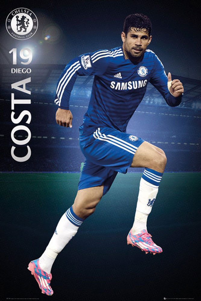 Poster Fußball - Poster - Chelsea - Costa 14/15