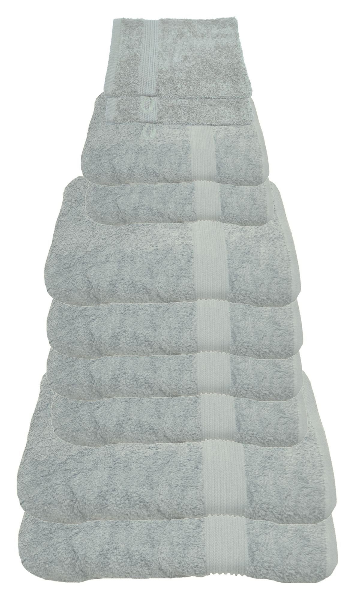 Julie Julsen Handtücher 10-Handtücher-Silber, Baumwolle (10-St) günstig online kaufen