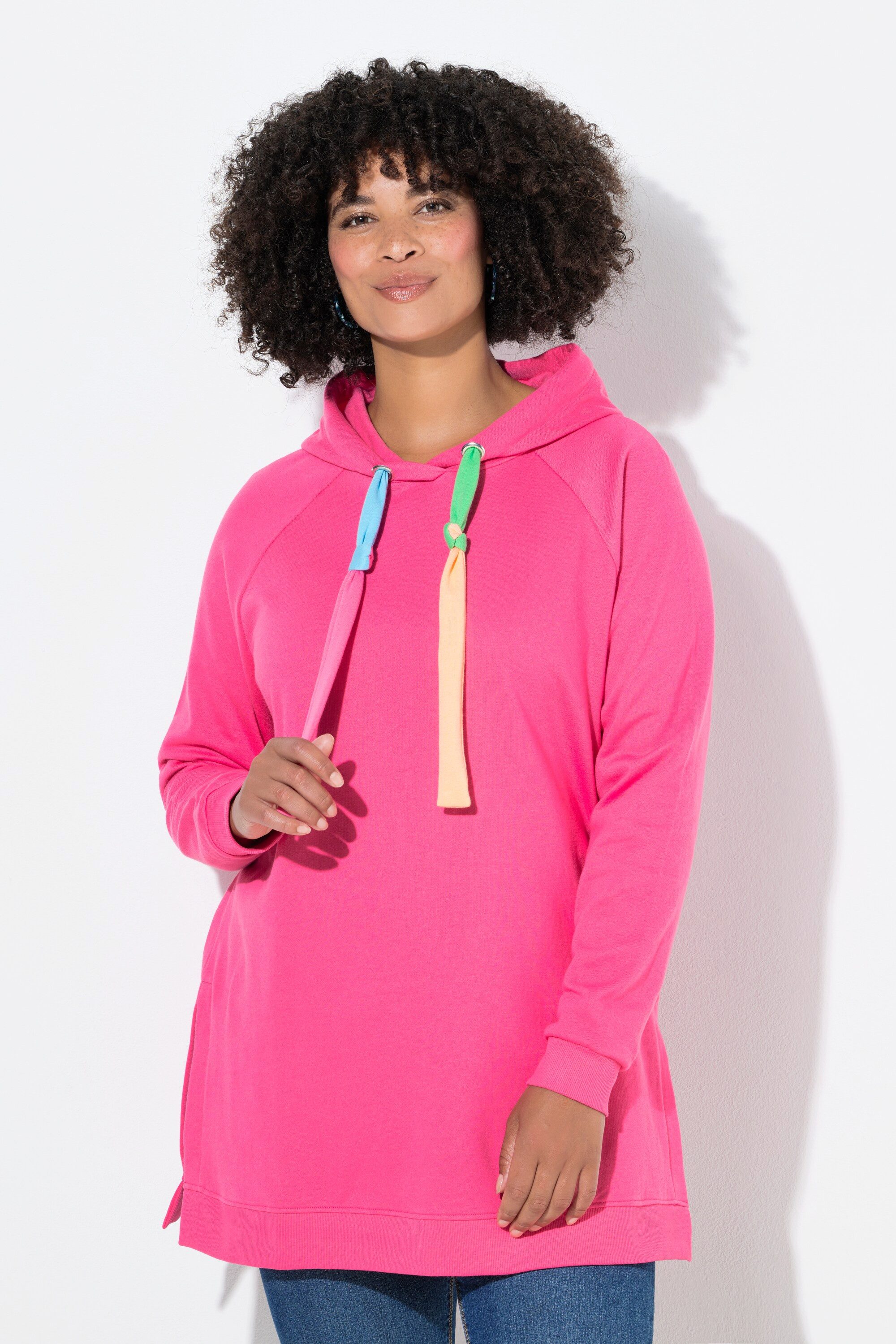 Angel of Style Sweatshirt Hoodie Kapuze mit farbigen Bindebändern