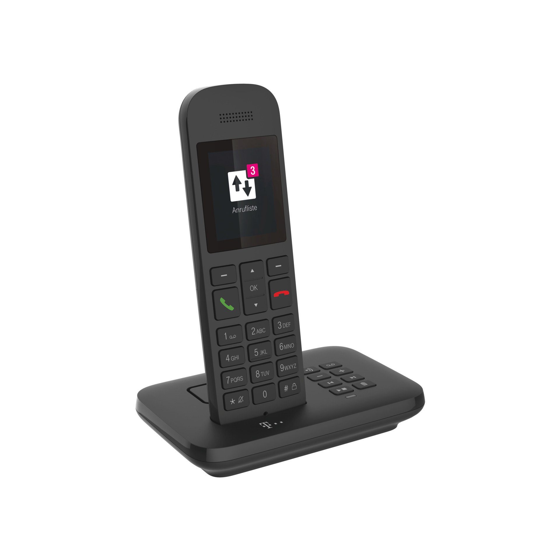 Telekom Sinus 12 DECT-Telefon schwarz Schnurloses A