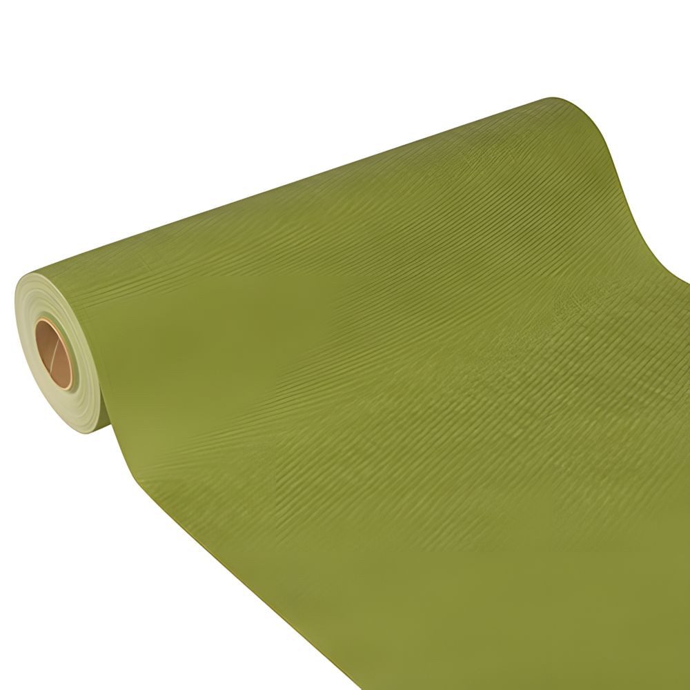 PAPSTAR Tischläufer stoffähnlich Vlies soft selection plus 24 m x 40 cm olivgrün