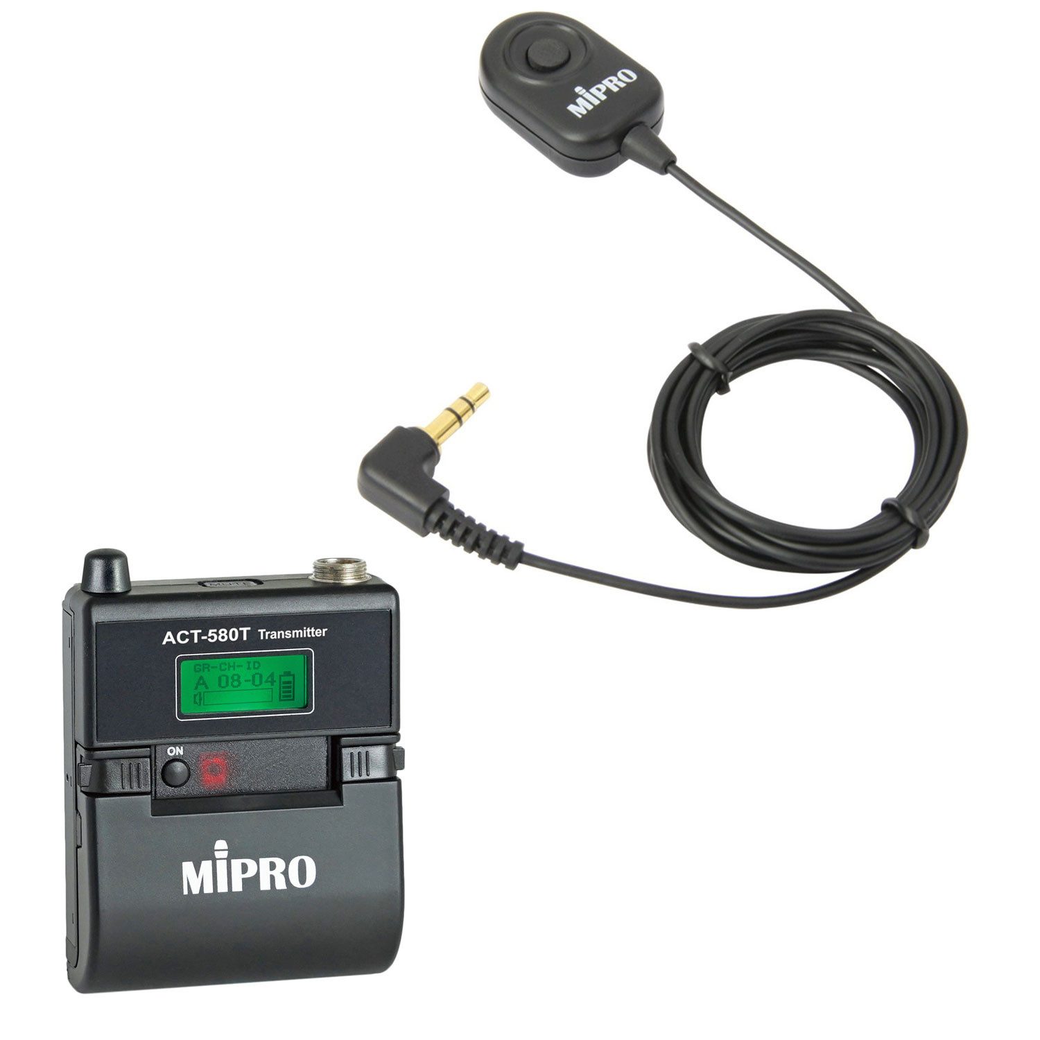 Mikrofon Mipro ACT-580T Digitaler Taschensender mit MJ-70 Stummschalter
