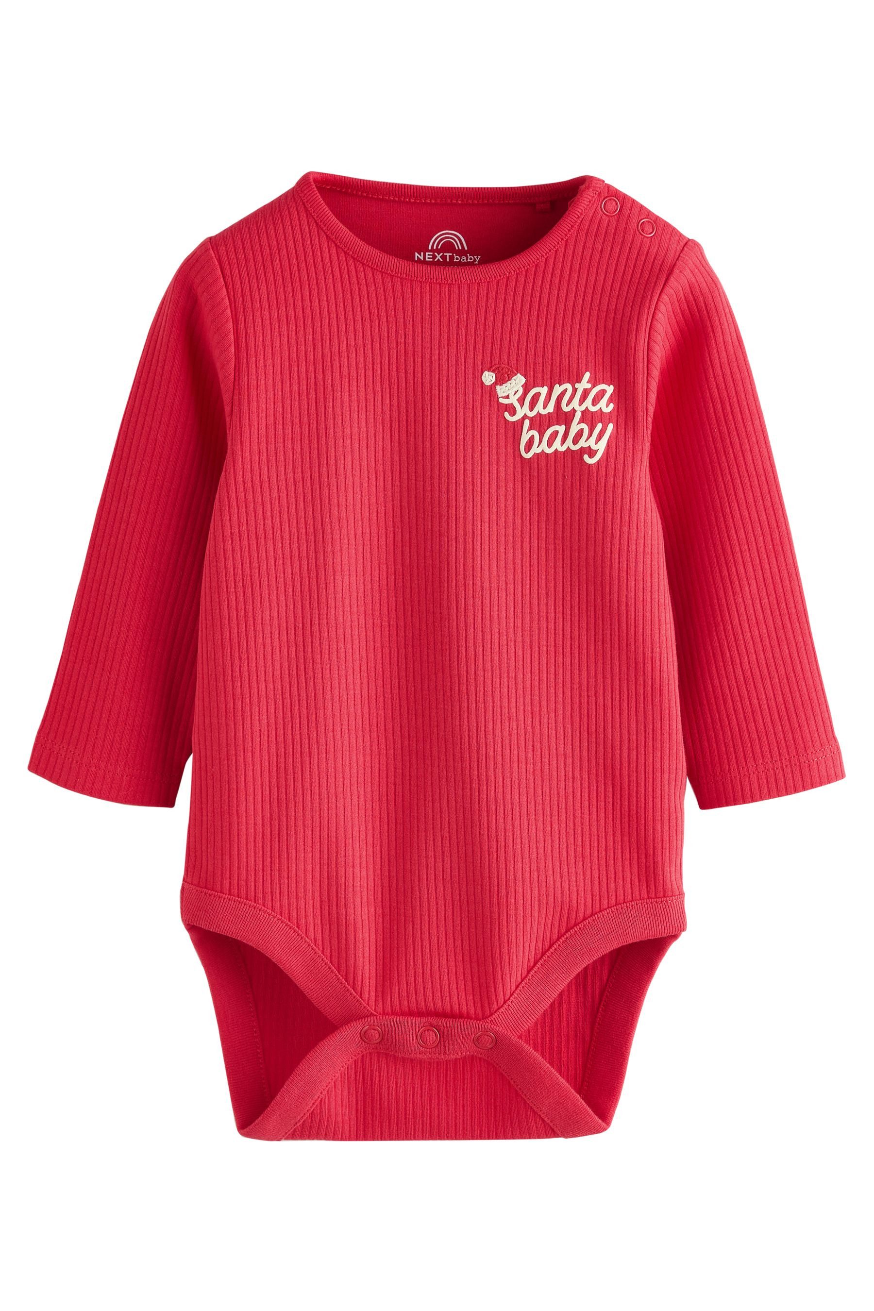 Next Langarmbody Baby Bodysuit, Weihnachten (1-tlg)