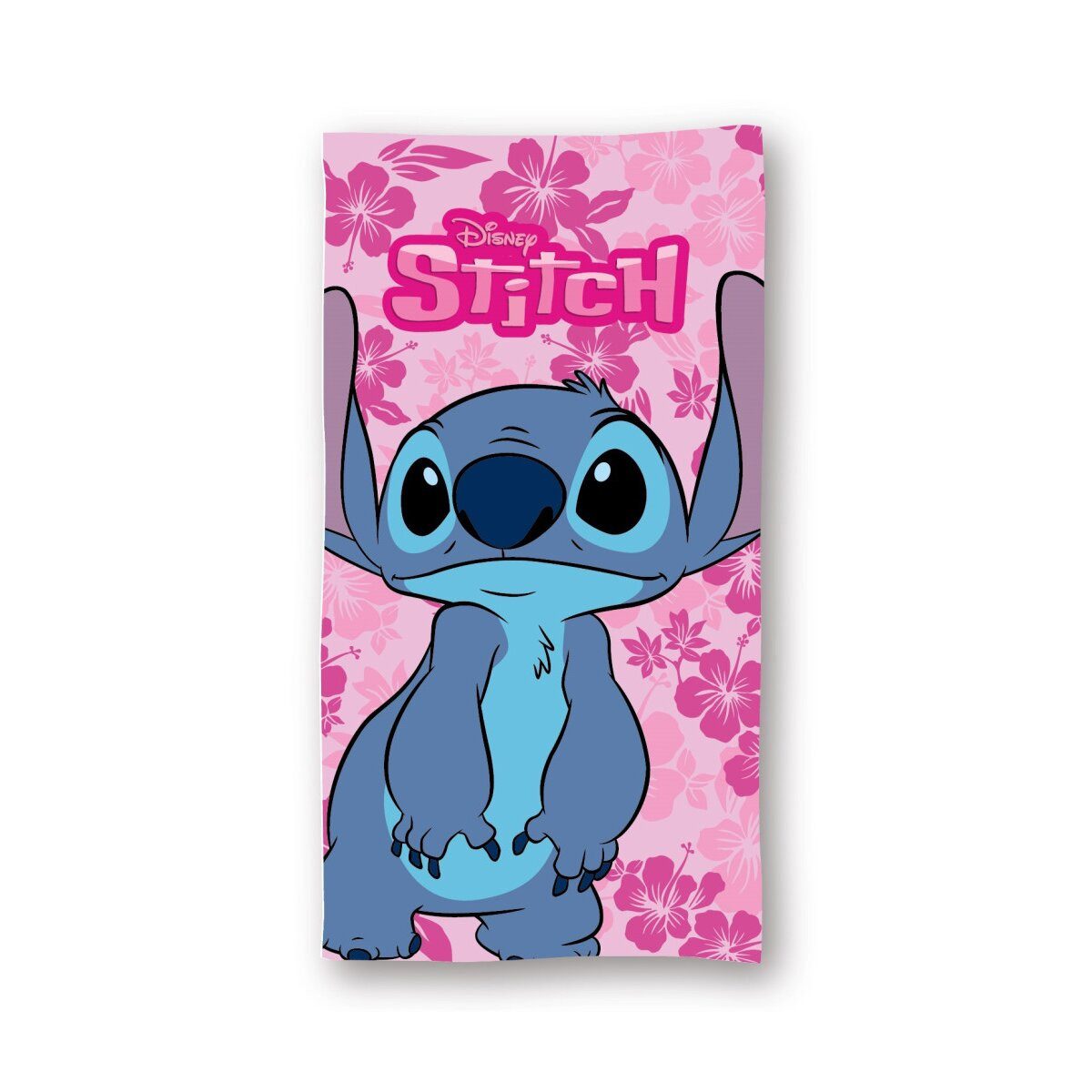 Disney Badetücher Disney Lilo & Stitch Floral Love Badetuch 70x140cm, 100% Polyester (1-St)