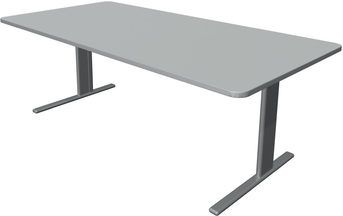 Schreibtisch Schreibtisch Unic BxTxH 200x100x75cm lichtgrau