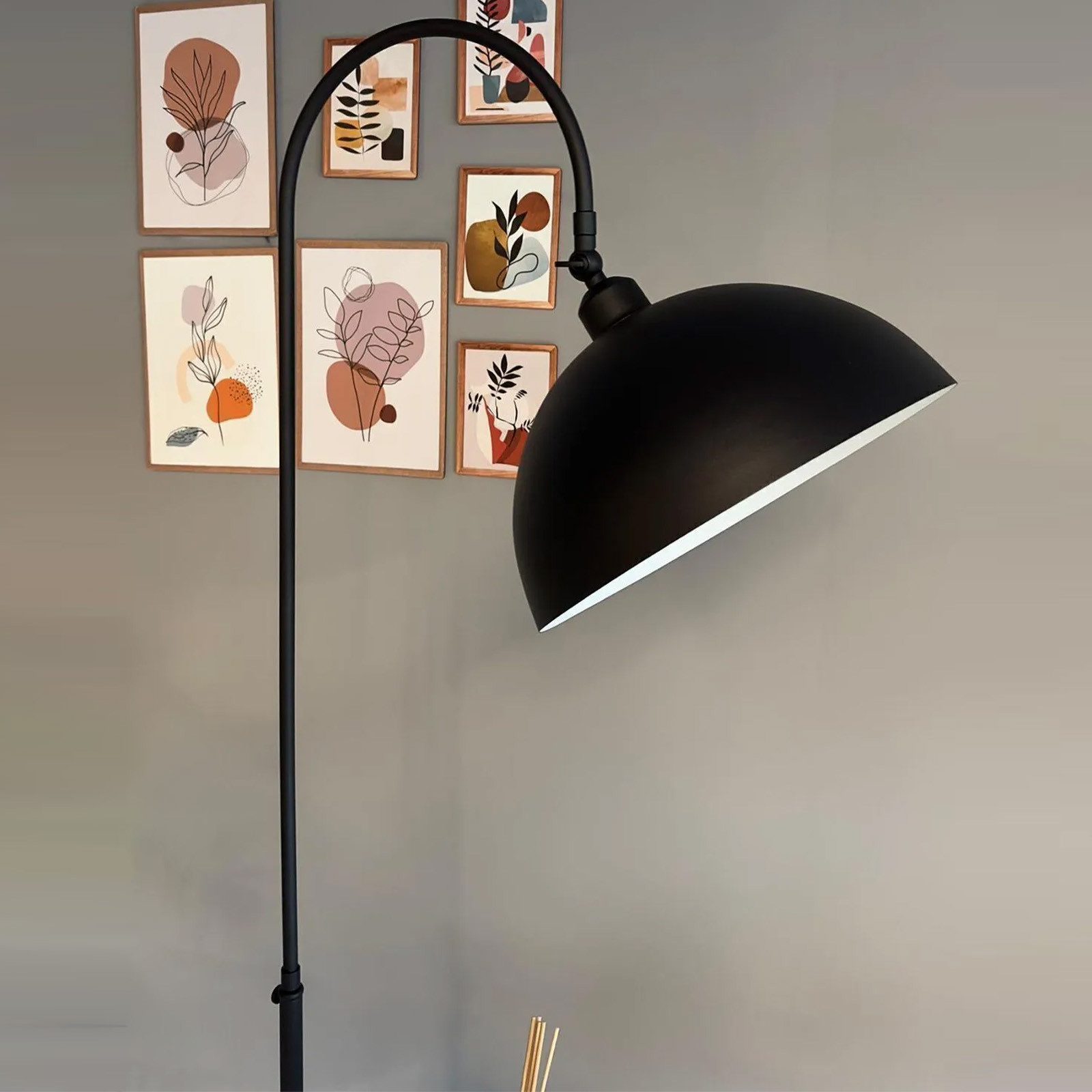 Bamyum Stehlampe Moderne Stehlampe aus Metall mit E27, verstellbarer Lampen günstig online kaufen