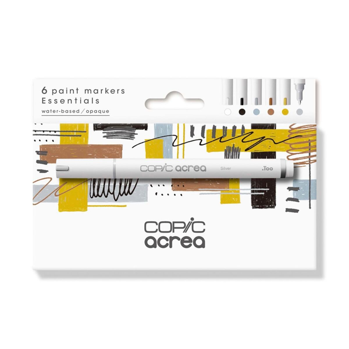 COPIC Copic Marker Copic Paint Marker acrea Set Essentials 6 Stück