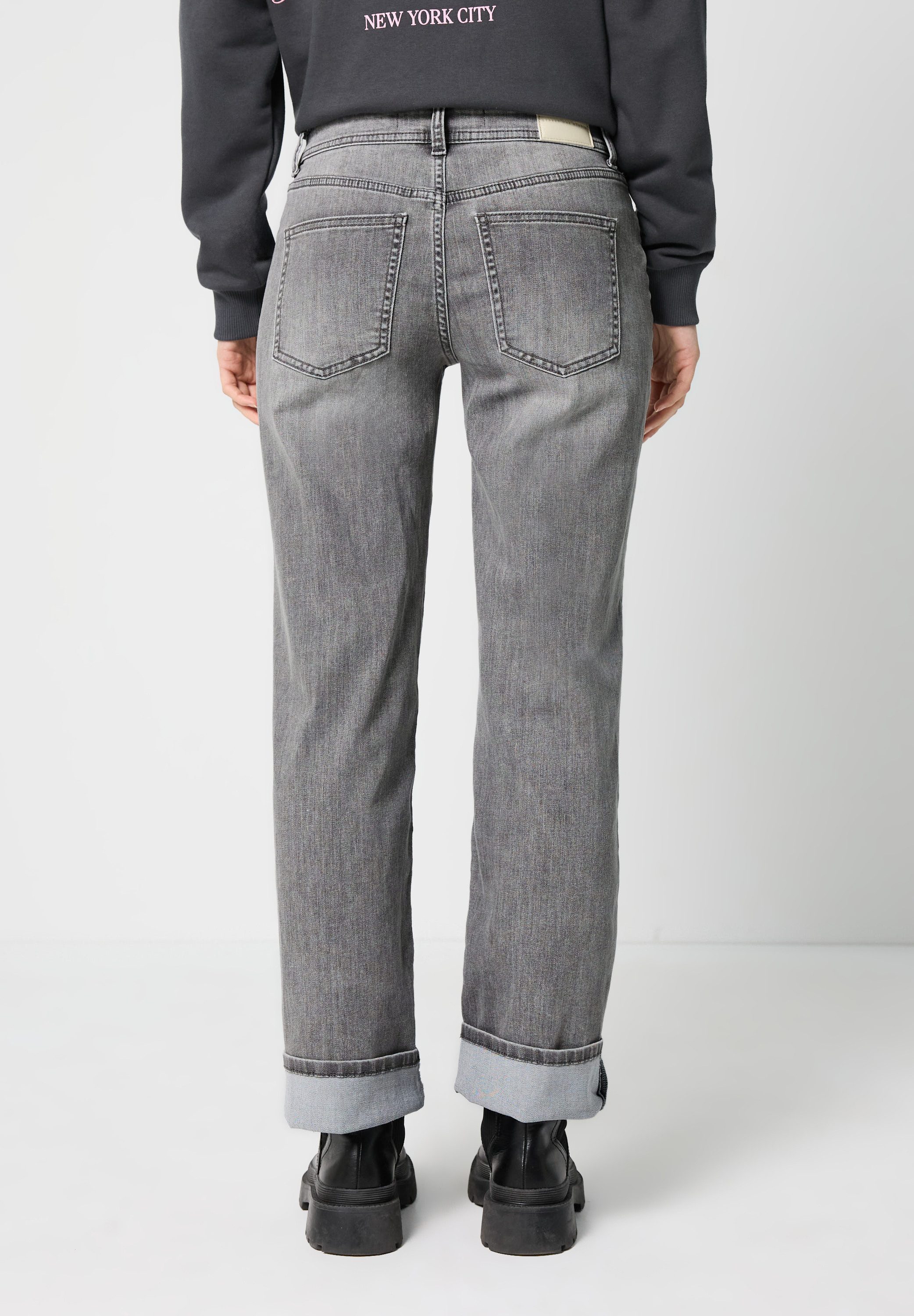 STREET ONE STUDIO Comfort-fit-Jeans aus Baumwolle mit Stretchanteil