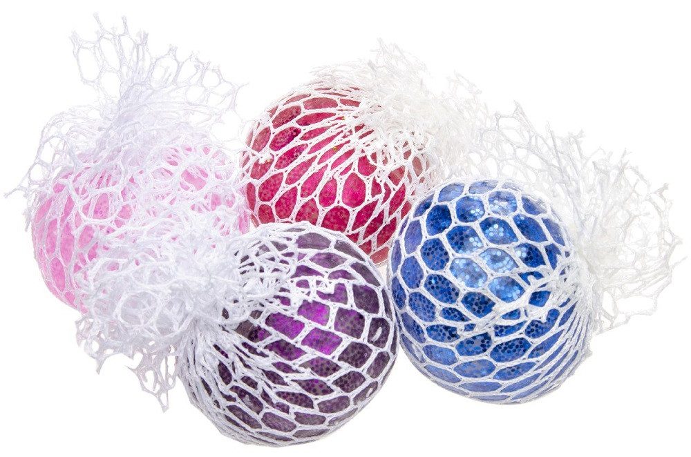 LG Designs Softball Antistressball, Ball, Bälle, Knautschball, Kinderball / QUETSCHBALL (12-St), Motorikspiel, Squishy, Mesh, Einhorn, Mitgebsel, Kindergeburtstag