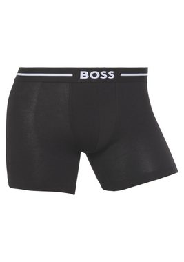 BOSS Boxershorts Br 3P Bold (Packung, 3er) mit Logoschriftzug am Bund