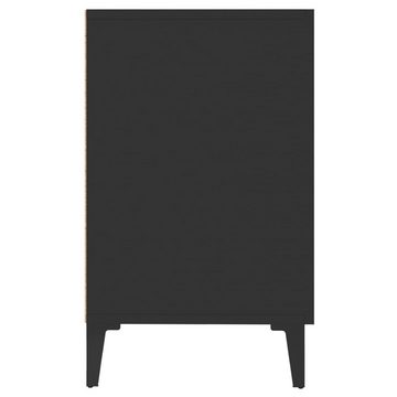 möbelando Sideboard Torres (BxHxT: 100x60x36 cm), in Schwarz mit 2 Schubladen und 2 Türen